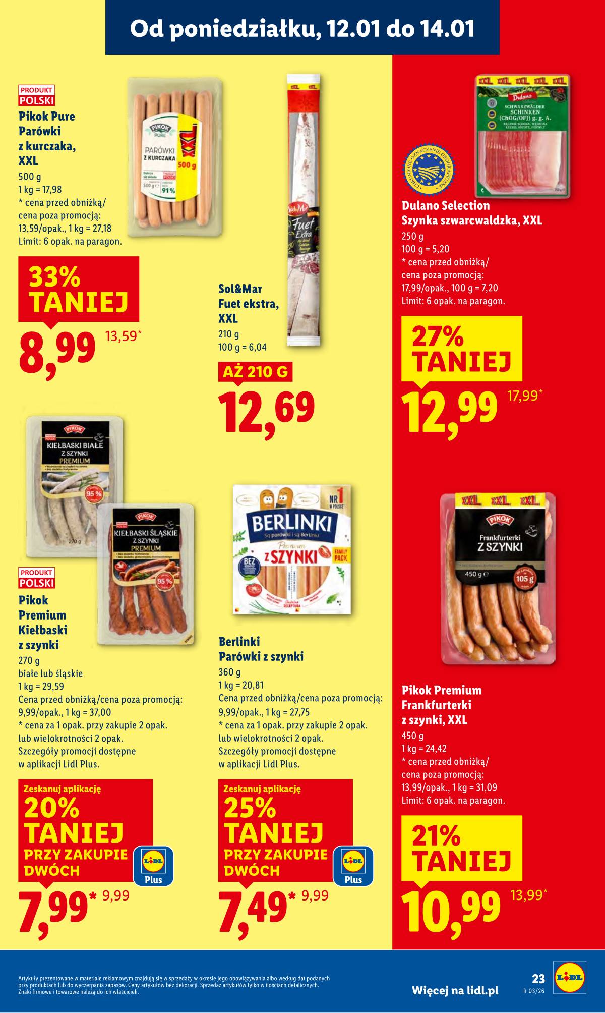 Lidl Lenkija - OFERTA WAŻNA OD 12.01 DO 14.01 23 puslapis