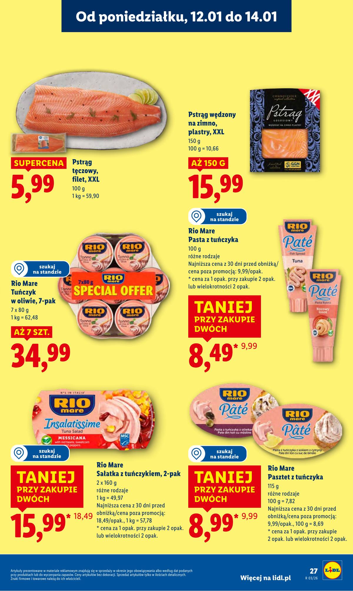 Lidl Lenkija - OFERTA WAŻNA OD 12.01 DO 14.01 27 puslapis