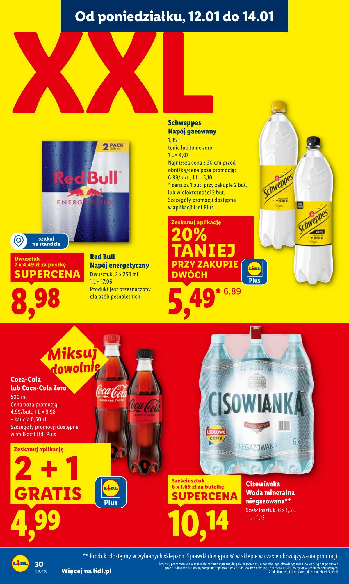Lidl Lenkija - OFERTA WAŻNA OD 12.01 DO 14.01 30 puslapis