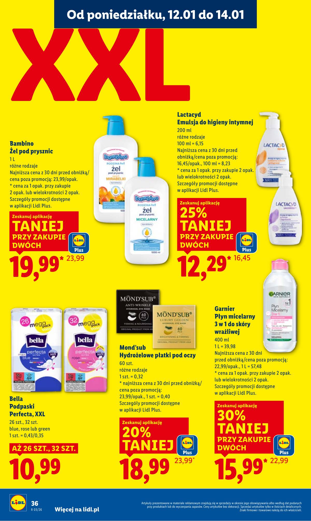 Lidl Lenkija - OFERTA WAŻNA OD 12.01 DO 14.01 36 puslapis