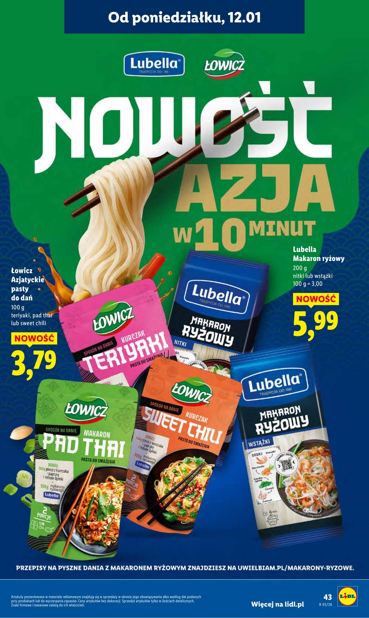 Lidl Lenkija - OFERTA WAŻNA OD 12.01 DO 14.01 43 puslapis