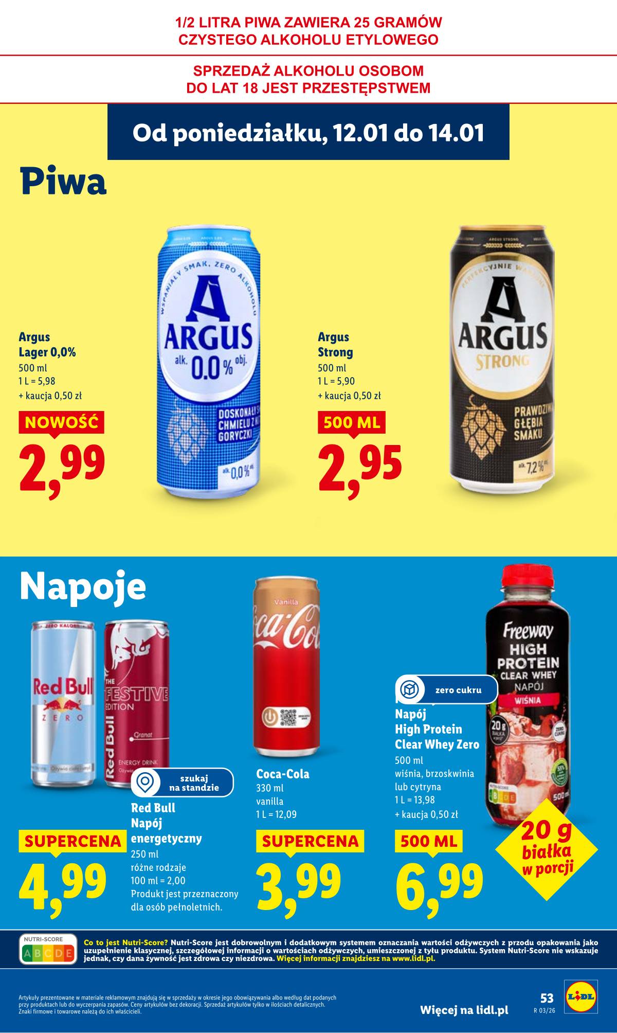 Lidl Lenkija - OFERTA WAŻNA OD 12.01 DO 14.01 53 puslapis