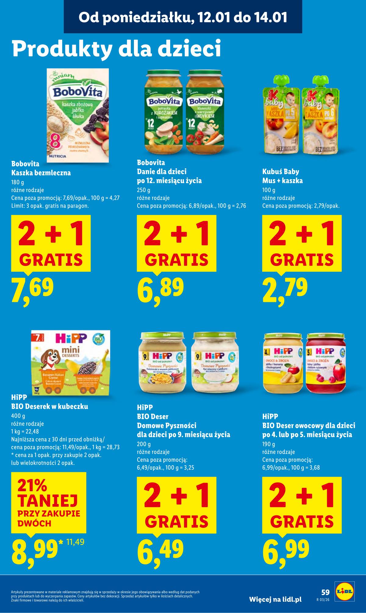 Lidl Lenkija - OFERTA WAŻNA OD 12.01 DO 14.01 59 puslapis