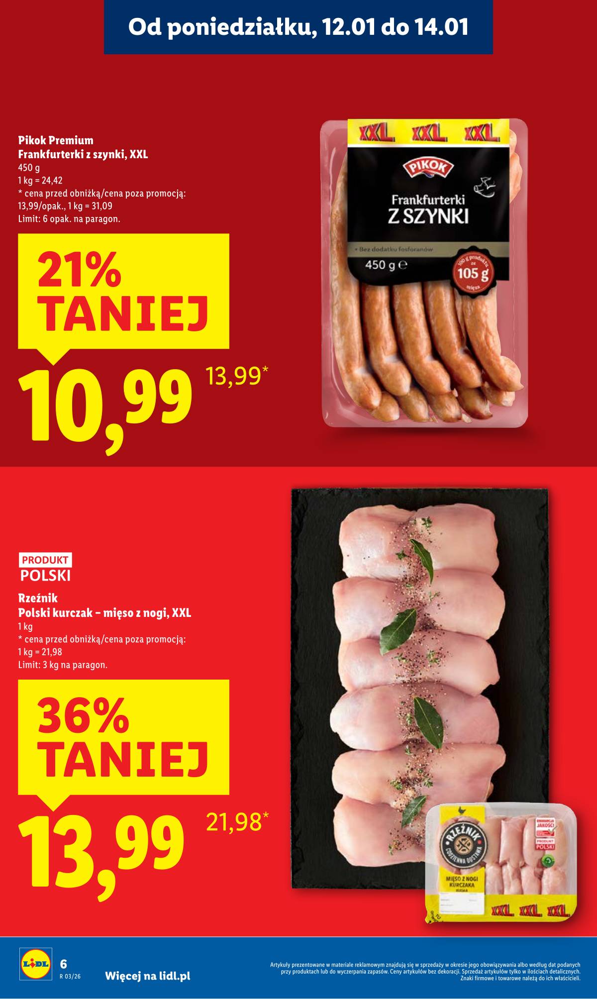 Lidl Lenkija - OFERTA WAŻNA OD 12.01 DO 14.01 6 puslapis
