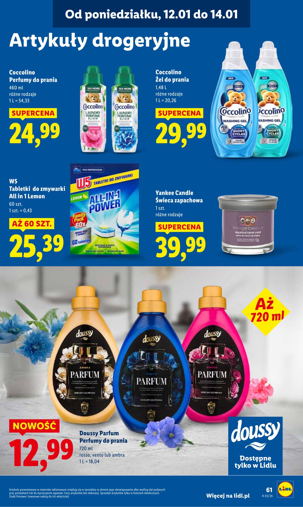 Lidl Lenkija - OFERTA WAŻNA OD 12.01 DO 14.01 61 puslapis