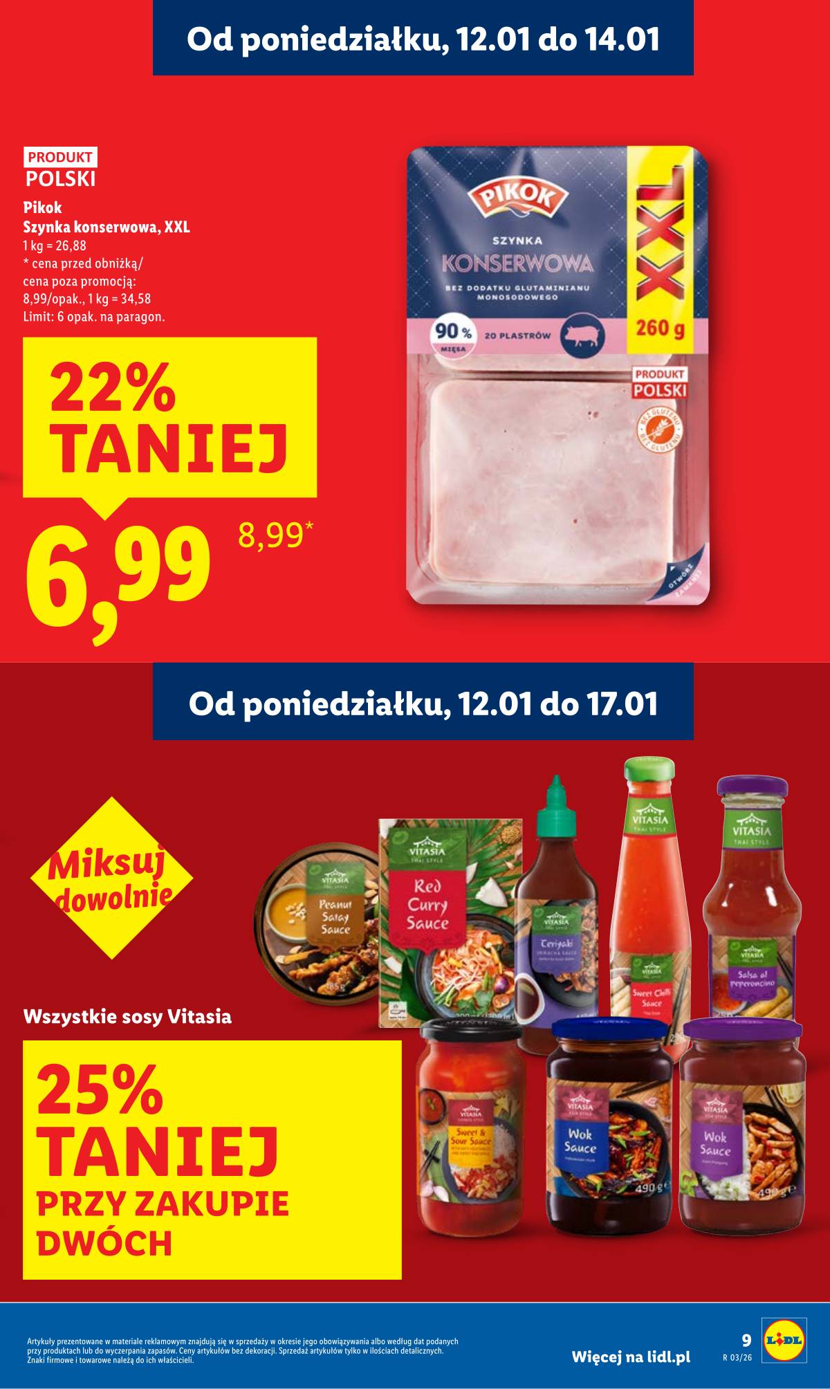 Lidl Lenkija - OFERTA WAŻNA OD 12.01 DO 14.01 9 puslapis