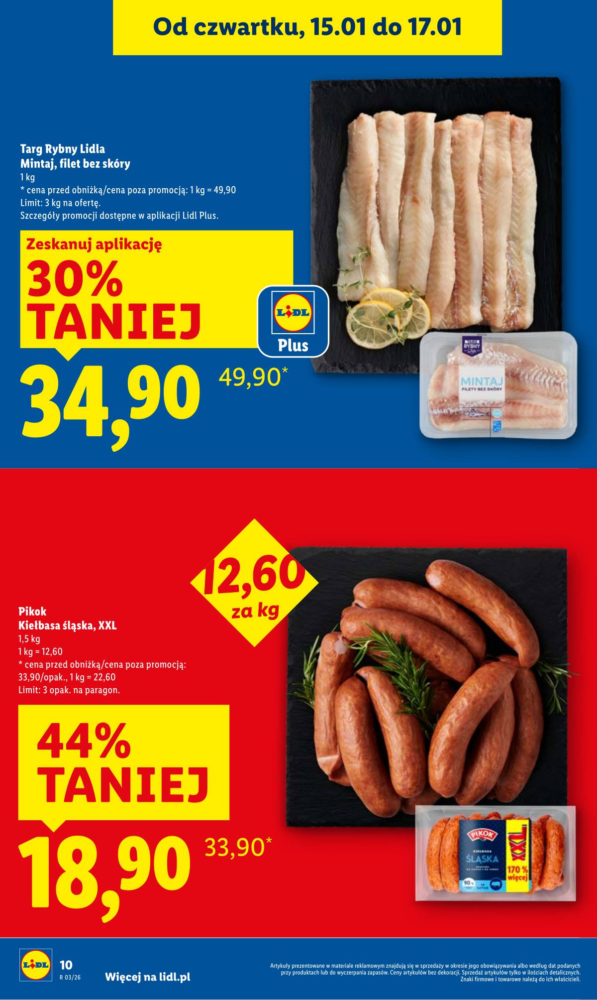 Lidl Lenkija - OFERTA WAŻNA OD 15.01 DO 17.01 10 puslapis