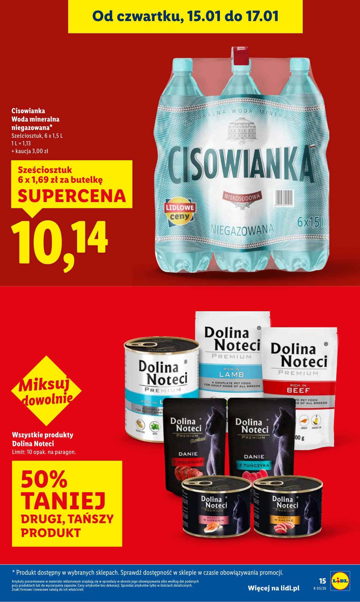 Lidl Lenkija - OFERTA WAŻNA OD 15.01 DO 17.01 15 puslapis