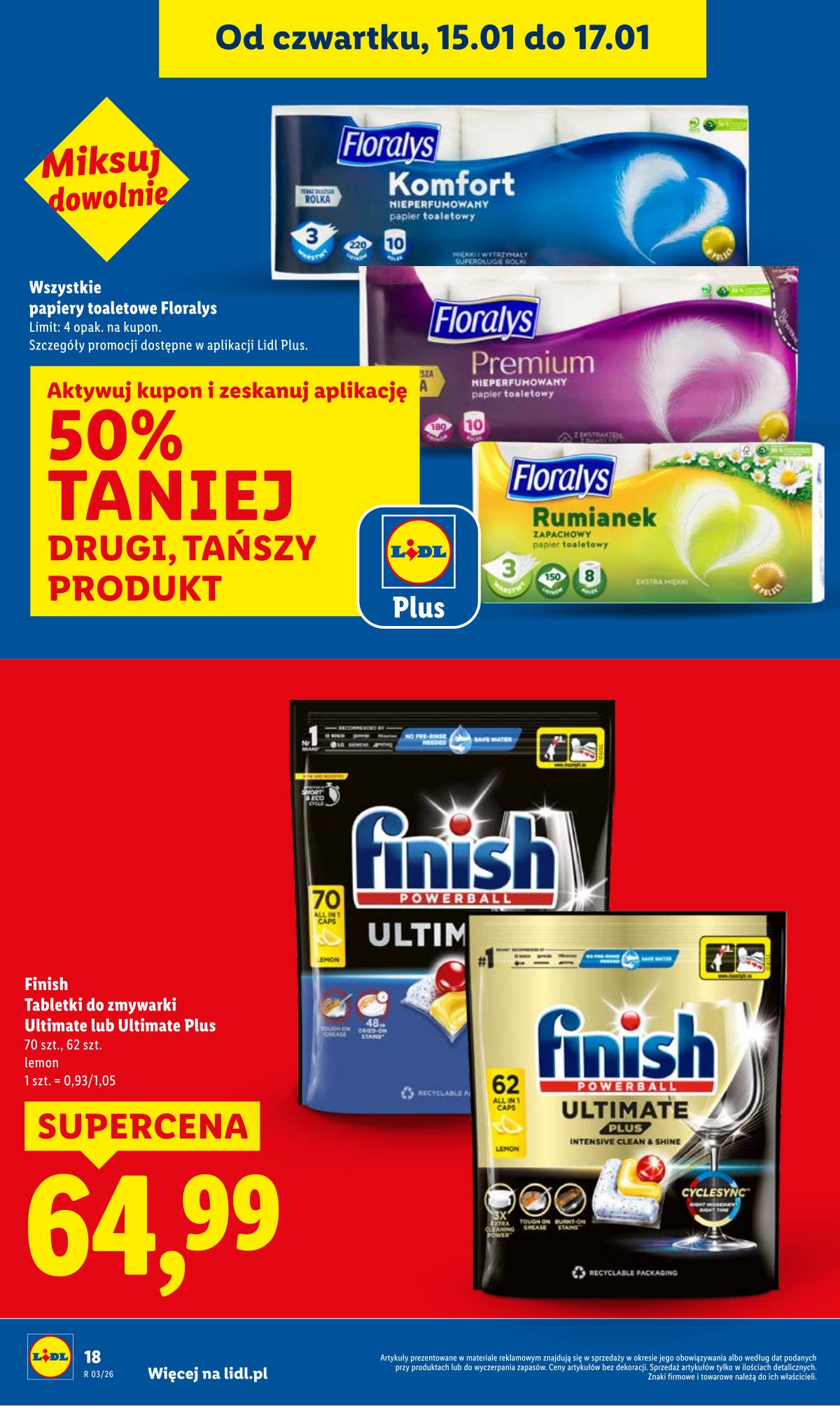 Lidl Lenkija - OFERTA WAŻNA OD 15.01 DO 17.01 18 puslapis