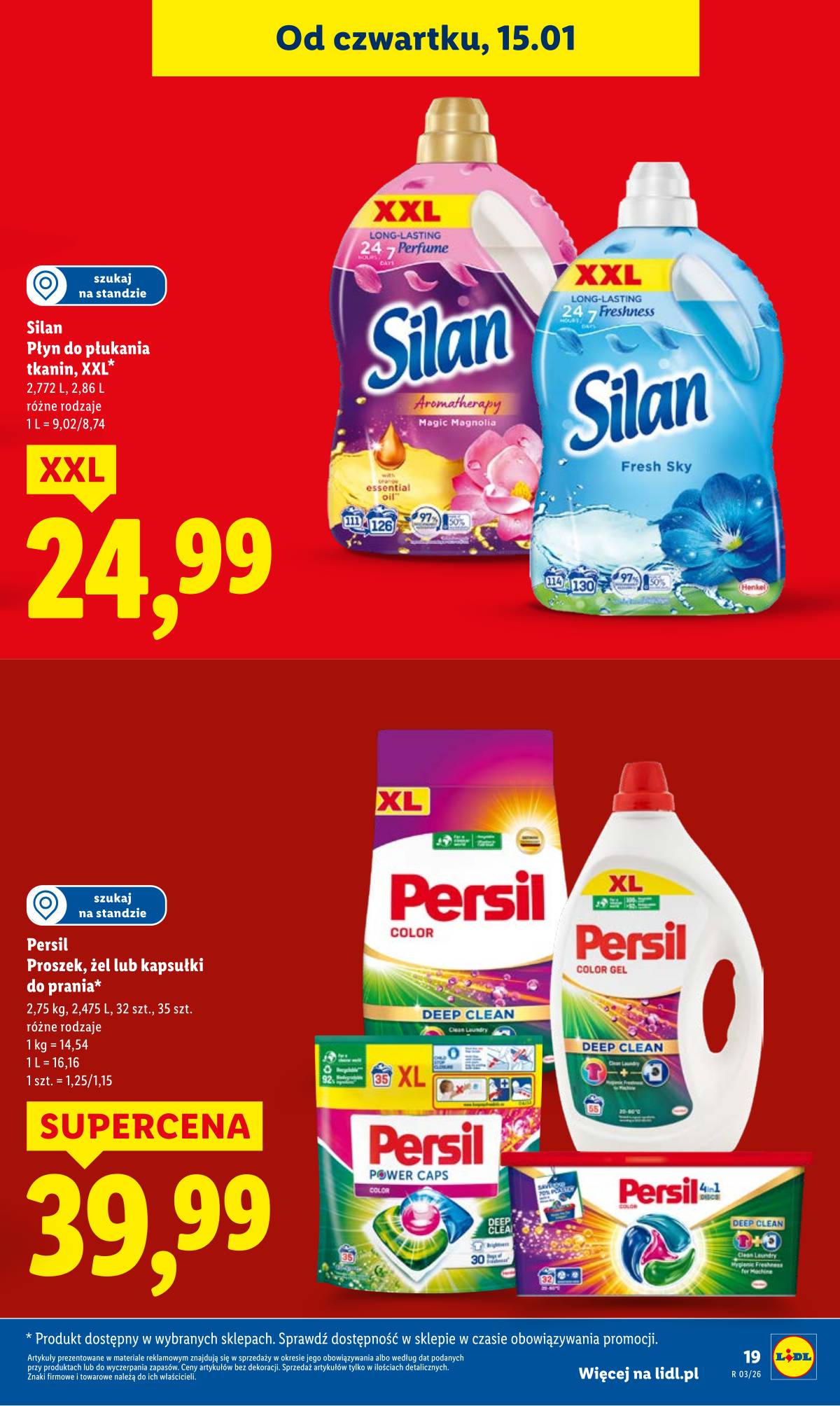 Lidl Lenkija - OFERTA WAŻNA OD 15.01 DO 17.01 19 puslapis