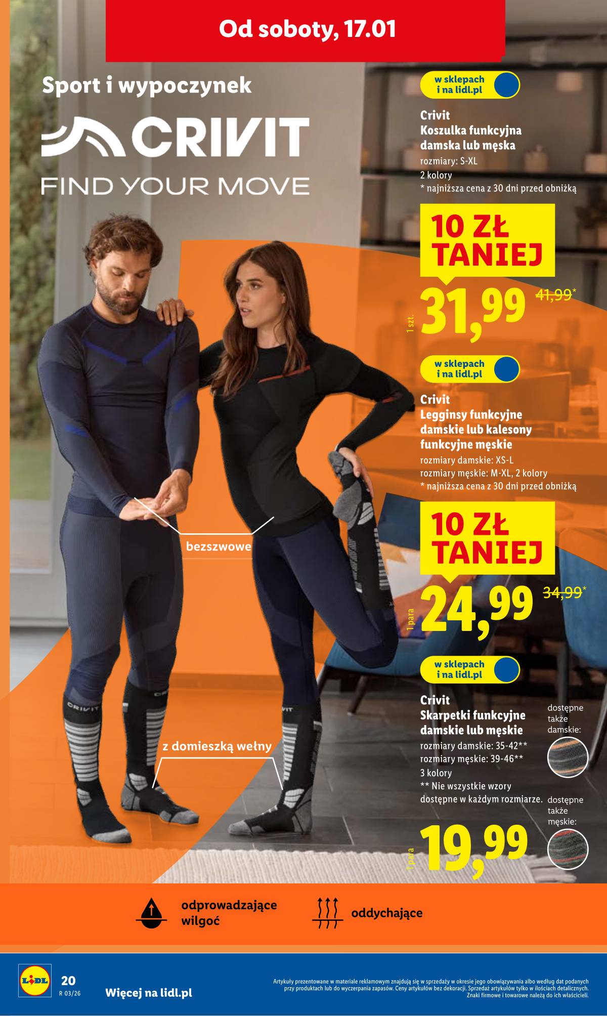 Lidl Lenkija - OFERTA WAŻNA OD 15.01 DO 17.01 20 puslapis