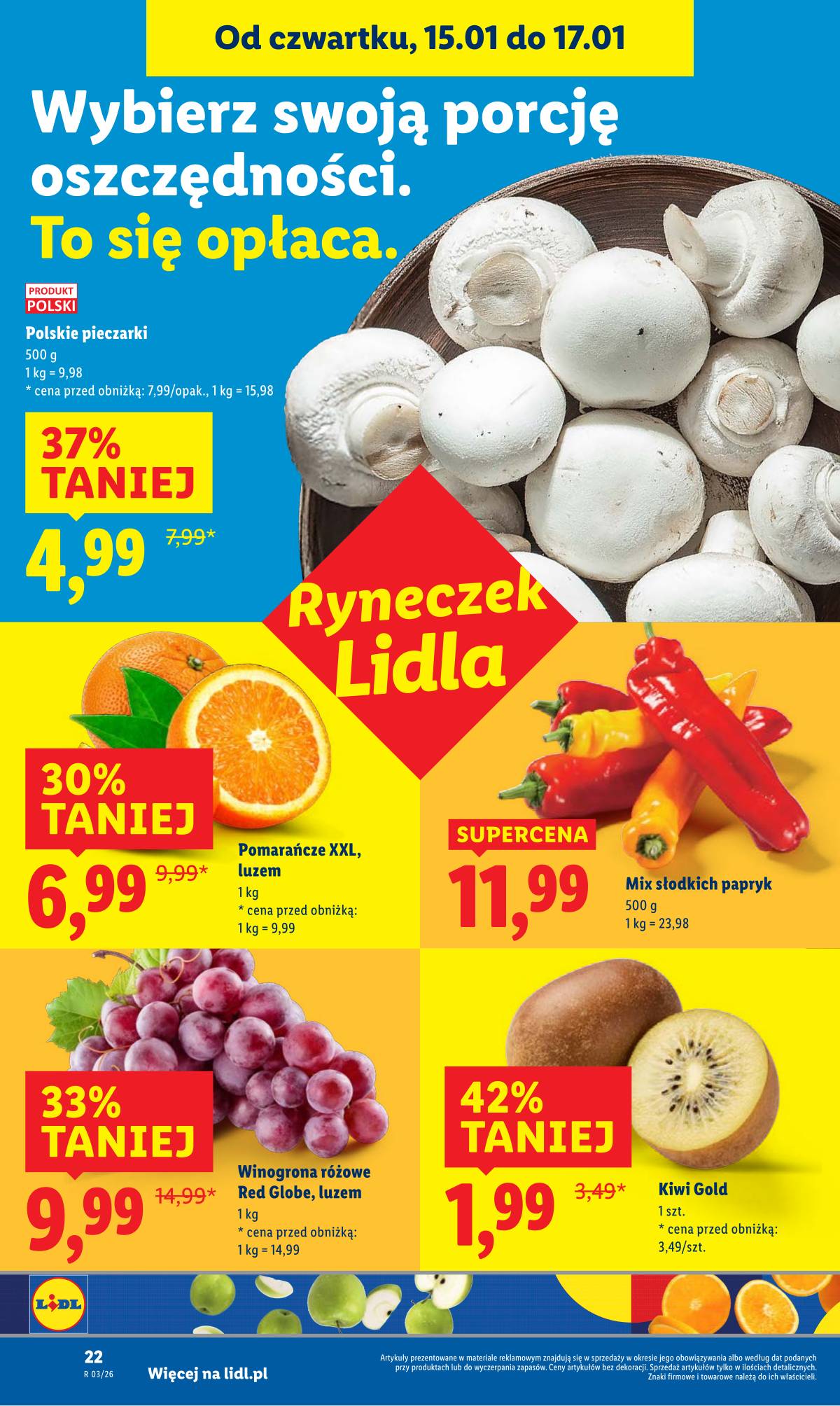 Lidl Lenkija - OFERTA WAŻNA OD 15.01 DO 17.01 22 puslapis
