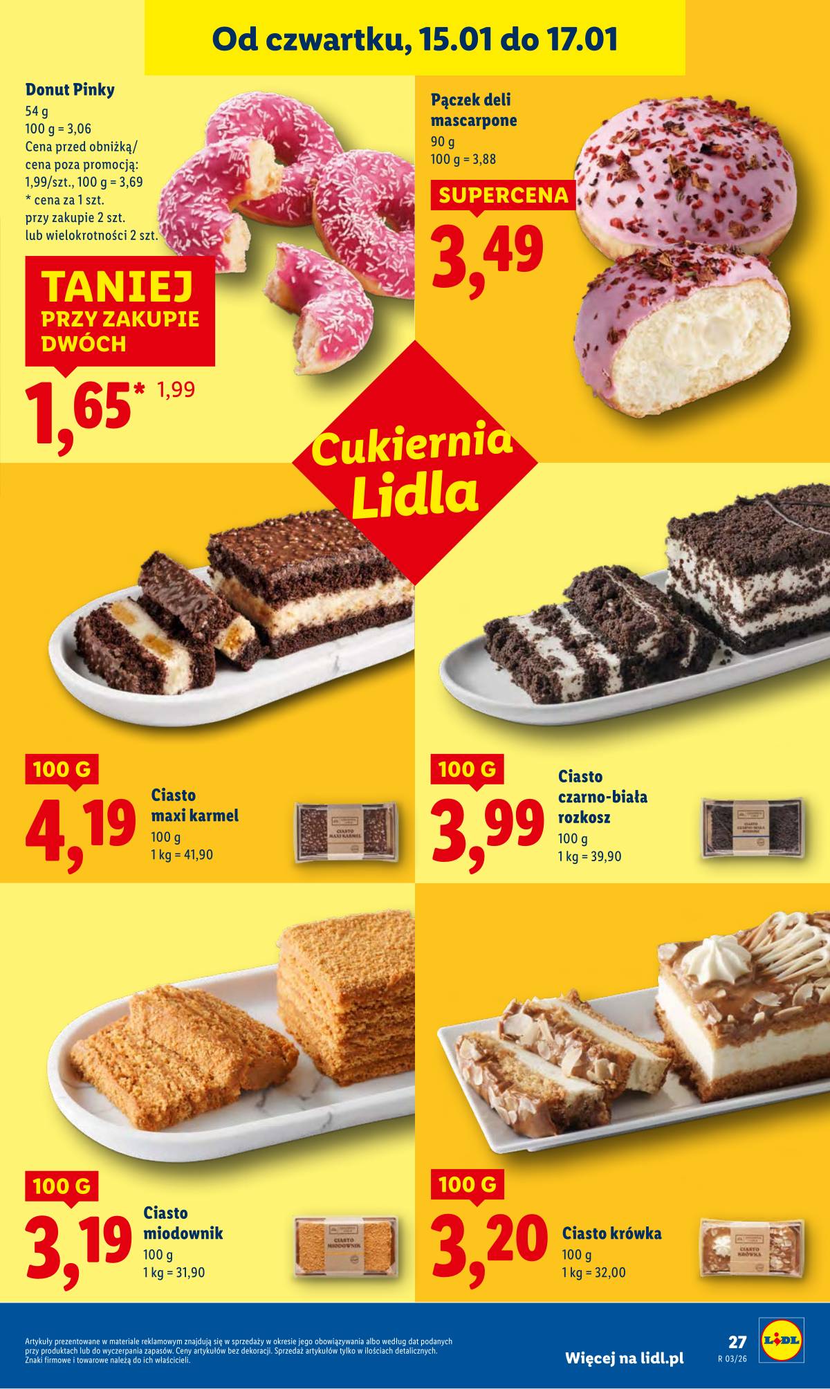 Lidl Lenkija - OFERTA WAŻNA OD 15.01 DO 17.01 27 puslapis
