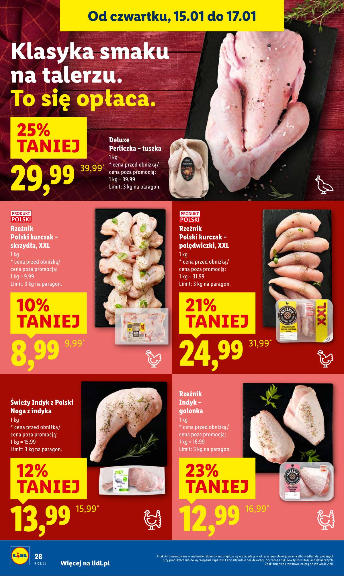 Lidl Lenkija - OFERTA WAŻNA OD 15.01 DO 17.01 28 puslapis