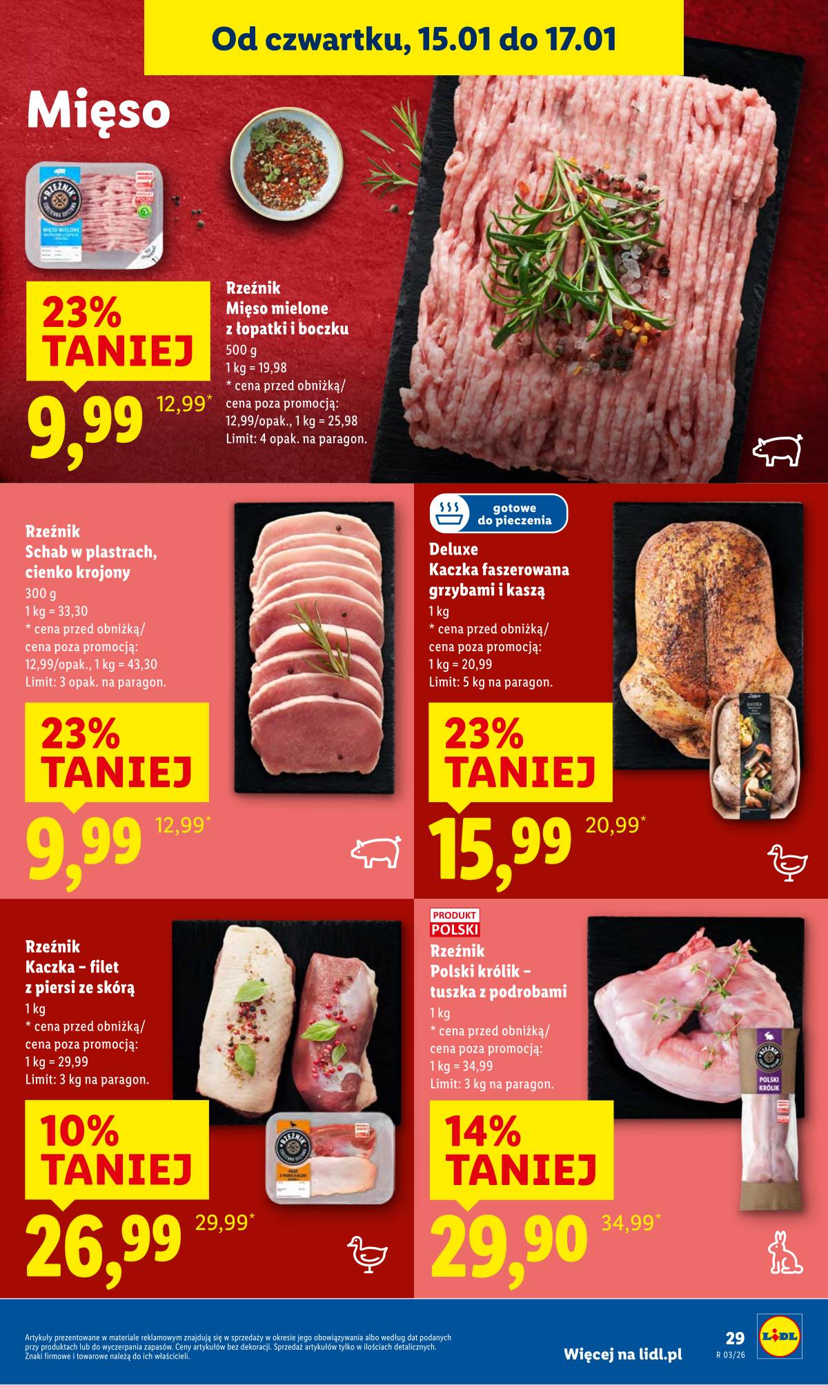 Lidl Lenkija - OFERTA WAŻNA OD 15.01 DO 17.01 29 puslapis