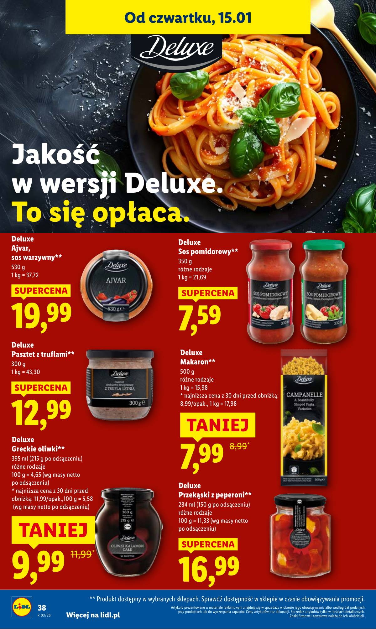 Lidl Lenkija - OFERTA WAŻNA OD 15.01 DO 17.01 38 puslapis