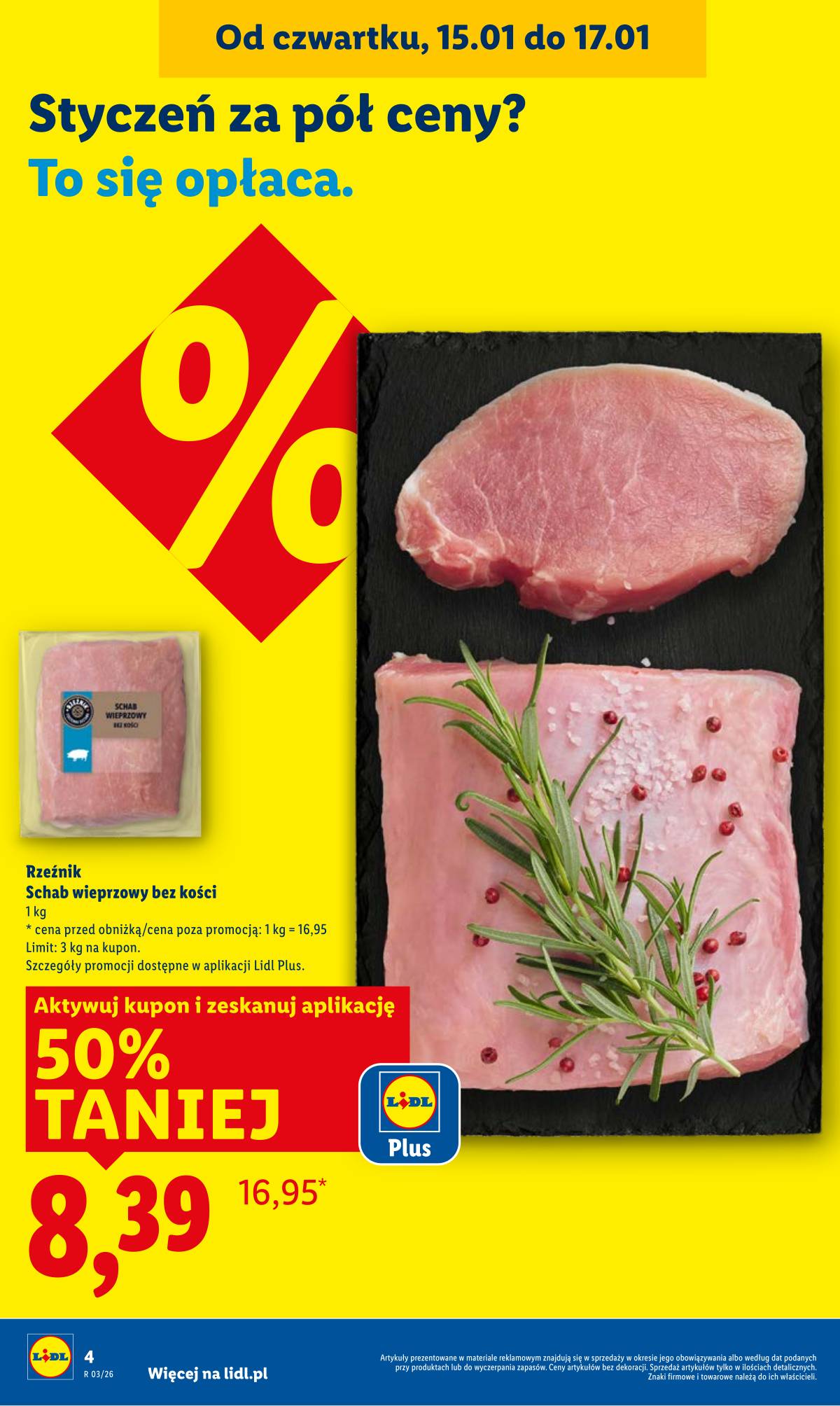 Lidl Lenkija - OFERTA WAŻNA OD 15.01 DO 17.01 4 puslapis
