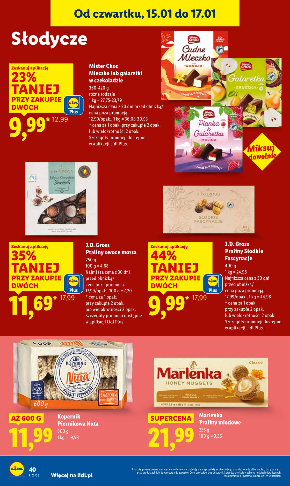Lidl Lenkija - OFERTA WAŻNA OD 15.01 DO 17.01 40 puslapis