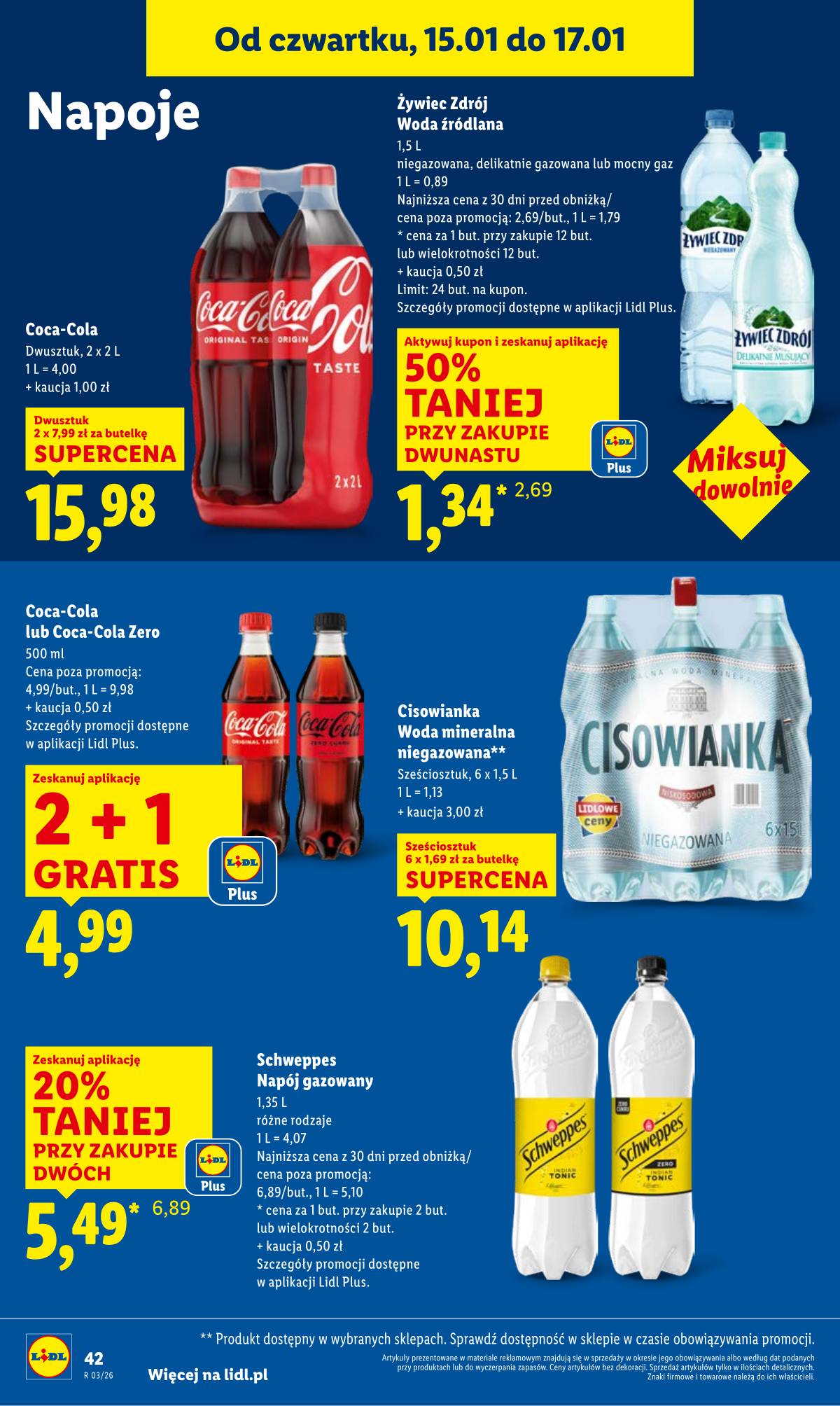 Lidl Lenkija - OFERTA WAŻNA OD 15.01 DO 17.01 42 puslapis
