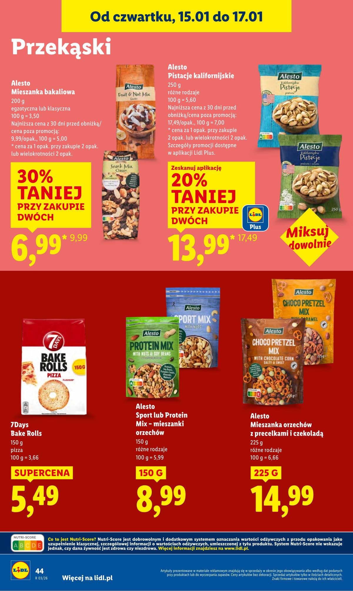 Lidl Lenkija - OFERTA WAŻNA OD 15.01 DO 17.01 44 puslapis