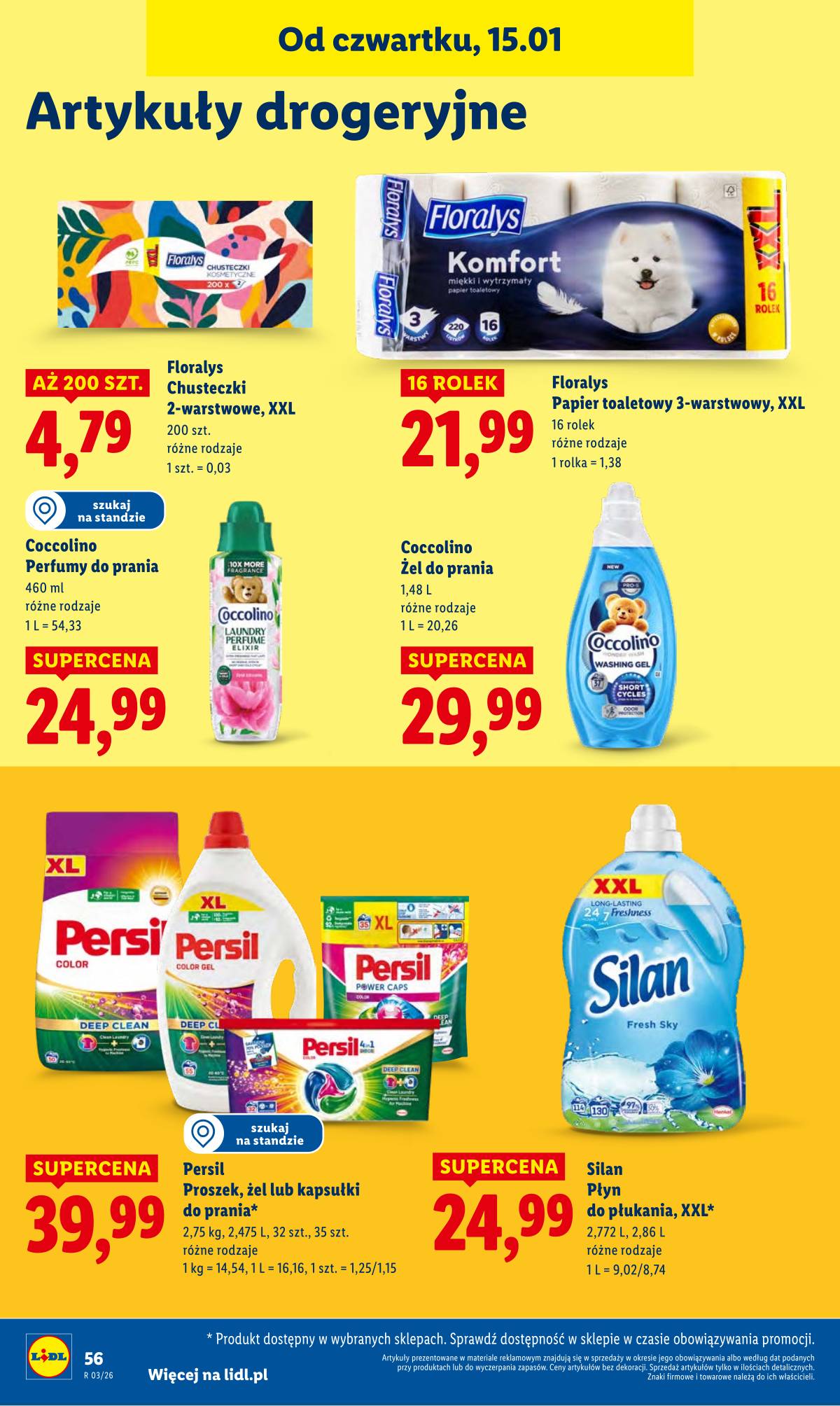 Lidl Lenkija - OFERTA WAŻNA OD 15.01 DO 17.01 56 puslapis