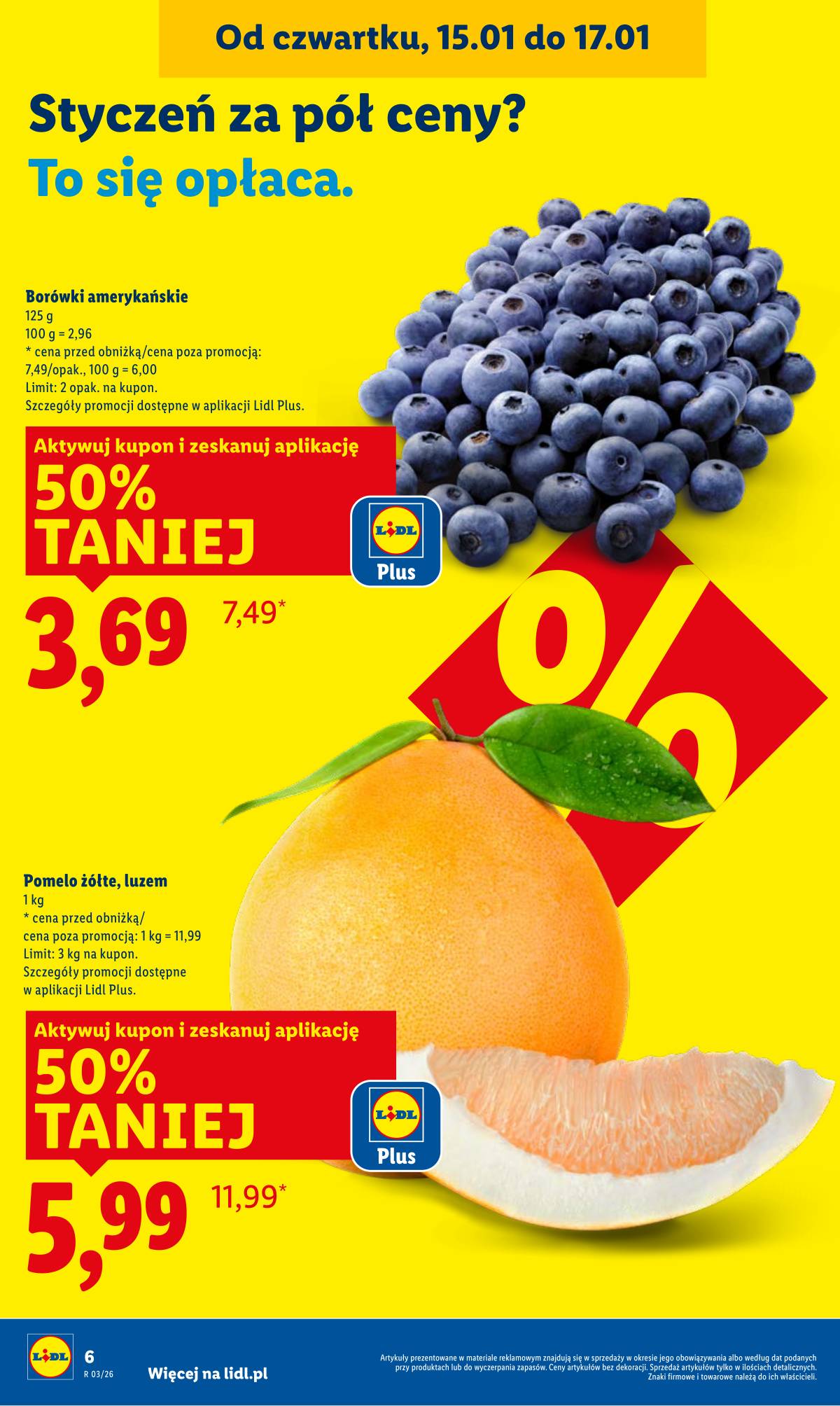 Lidl Lenkija - OFERTA WAŻNA OD 15.01 DO 17.01 6 puslapis