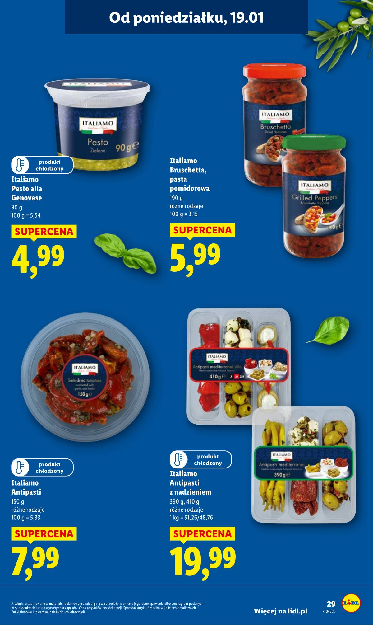 Lidl Lenkija - OFERTA WAŻNA OD 19.01 DO 21.01 29 puslapis