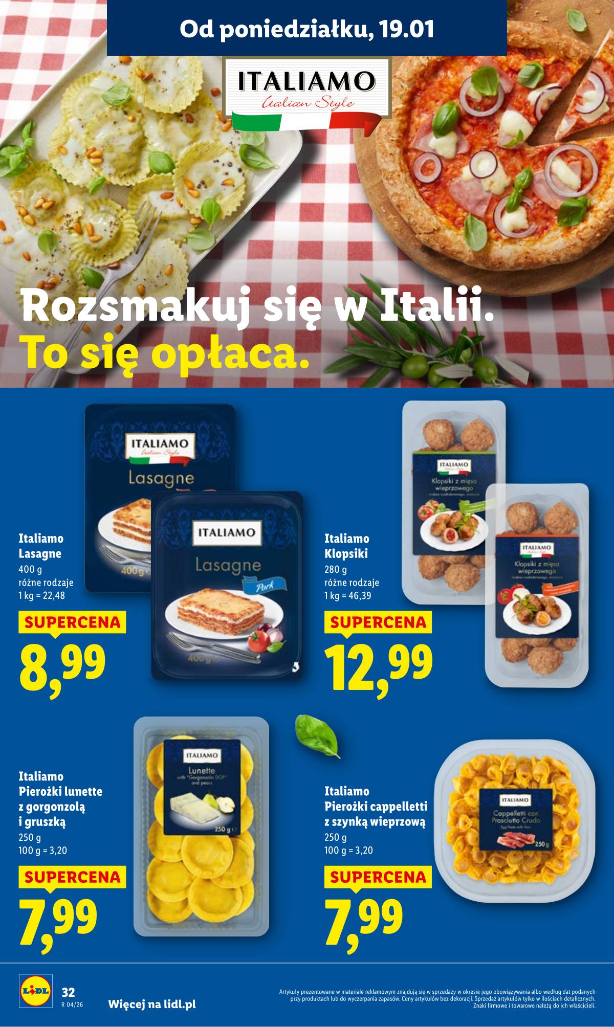 Lidl Lenkija - OFERTA WAŻNA OD 19.01 DO 21.01 32 puslapis