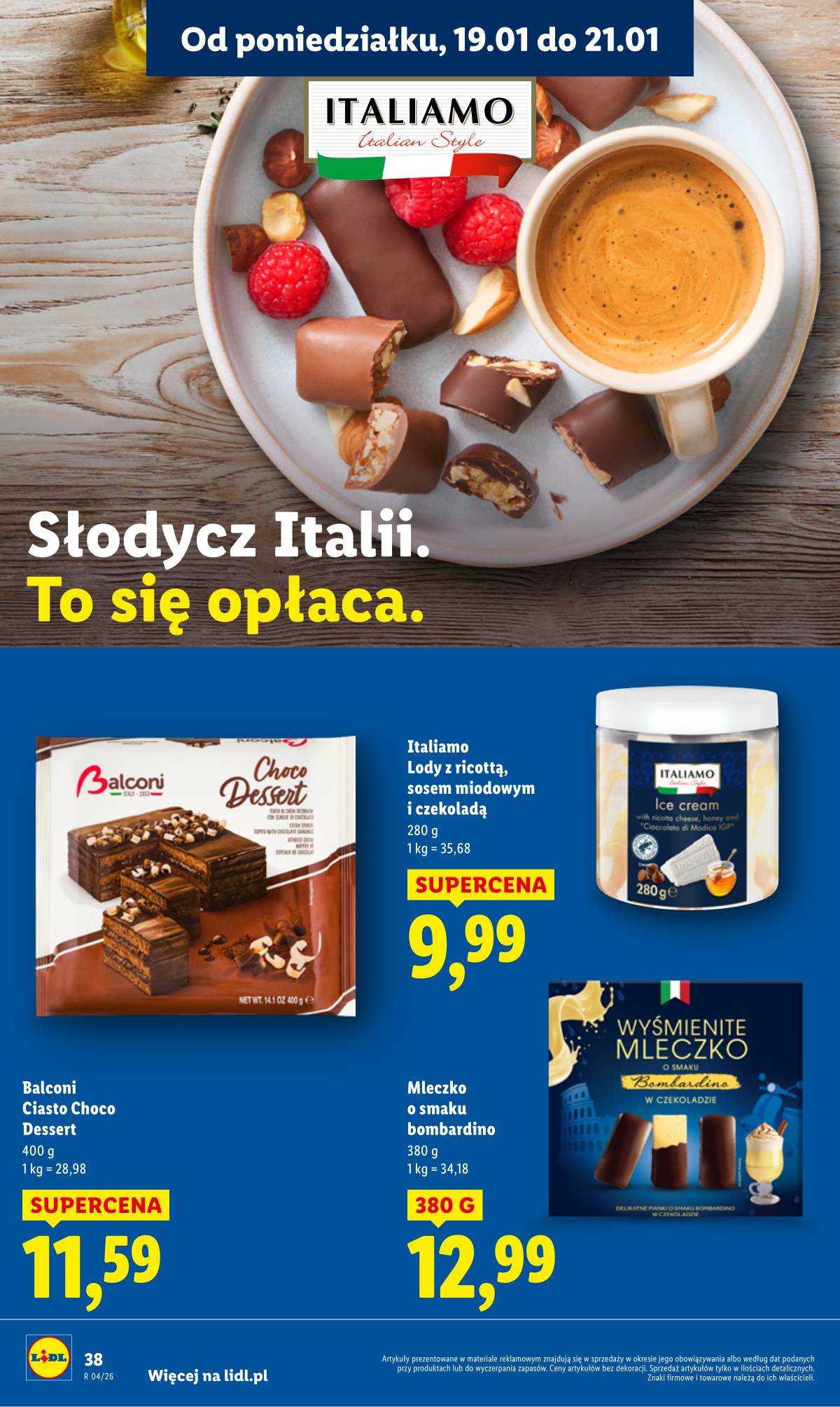 Lidl Lenkija - OFERTA WAŻNA OD 19.01 DO 21.01 38 puslapis