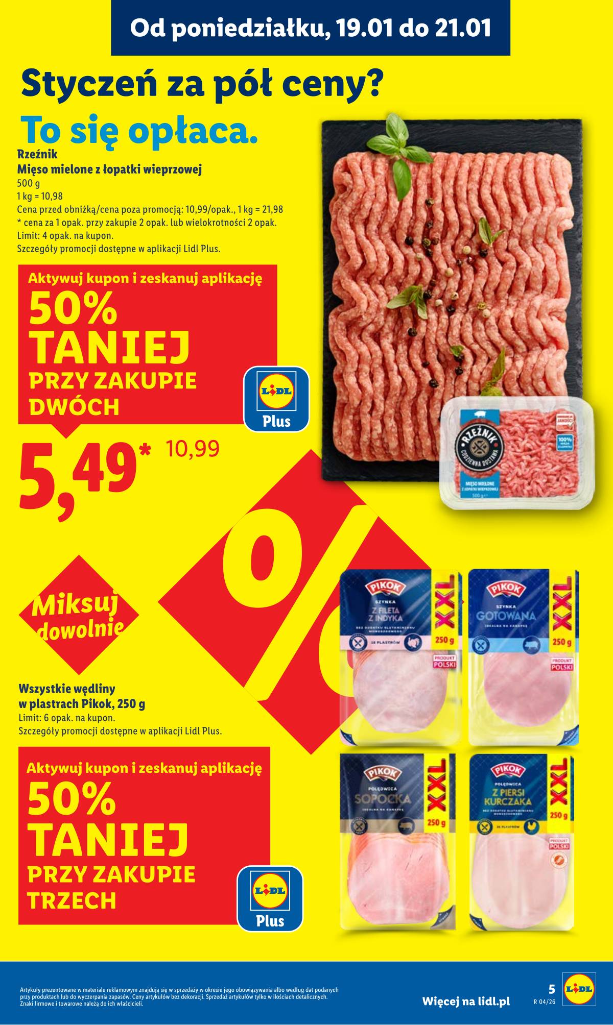 Lidl Lenkija - OFERTA WAŻNA OD 19.01 DO 21.01 5 puslapis