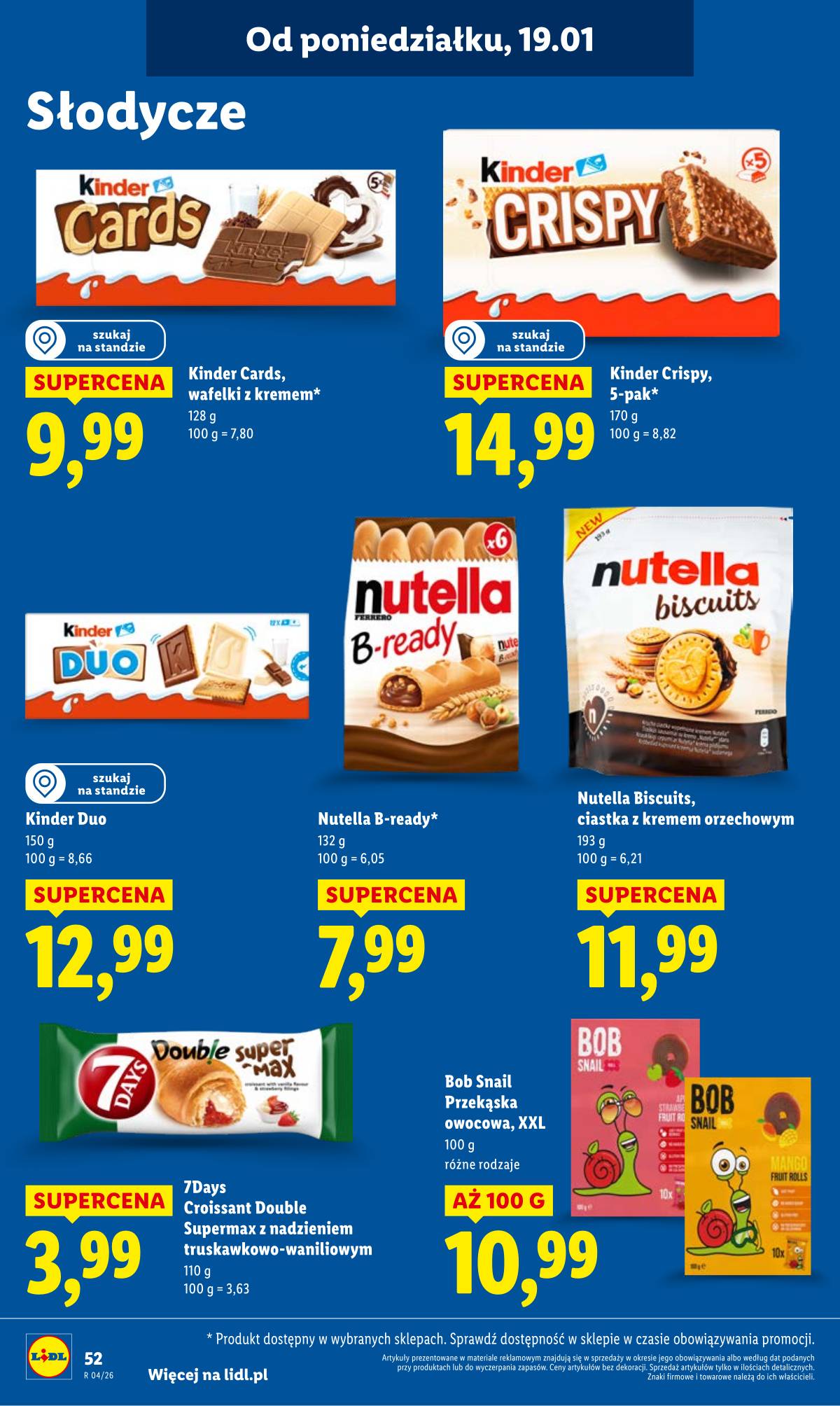 Lidl Lenkija - OFERTA WAŻNA OD 19.01 DO 21.01 52 puslapis