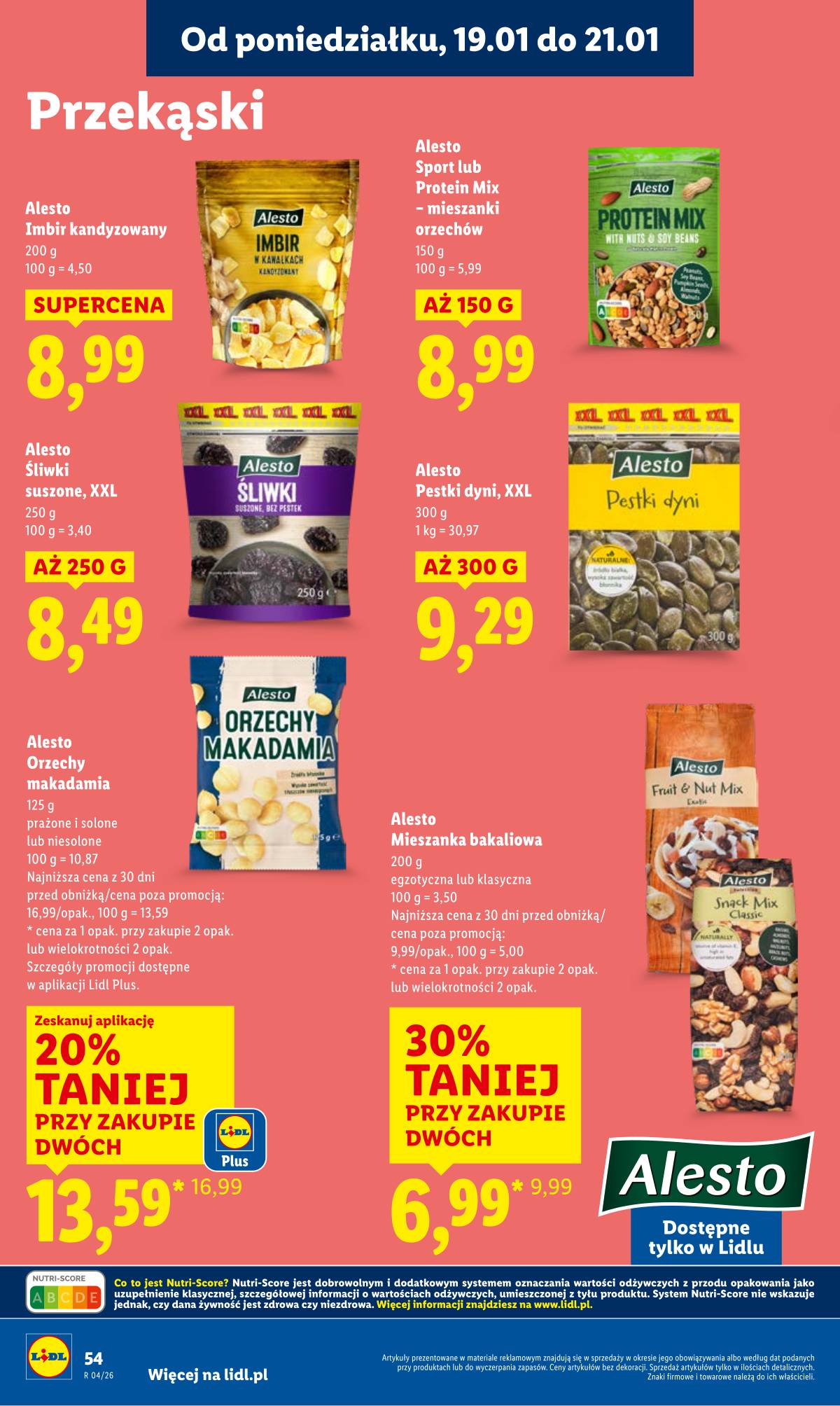 Lidl Lenkija - OFERTA WAŻNA OD 19.01 DO 21.01 54 puslapis