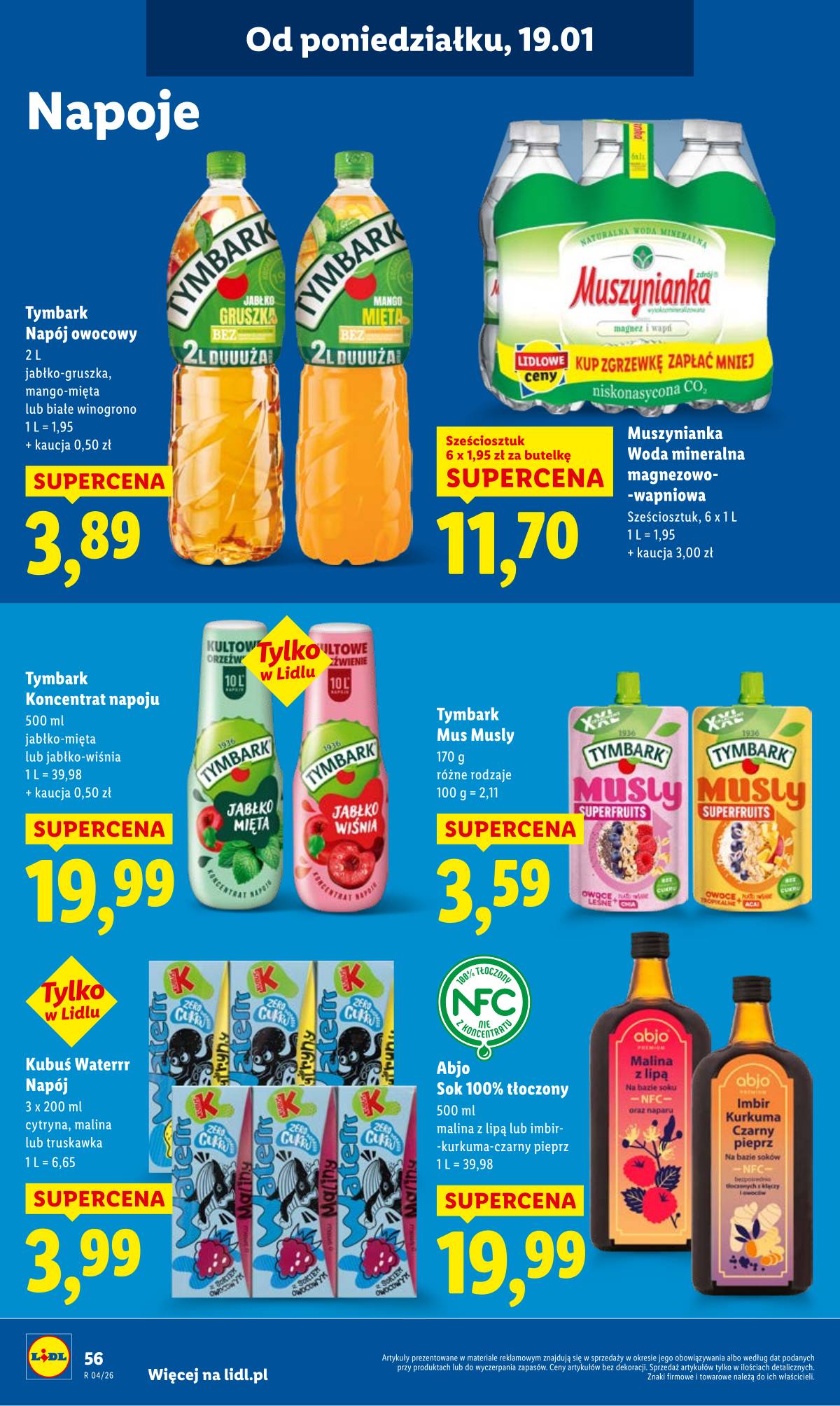 Lidl Lenkija - OFERTA WAŻNA OD 19.01 DO 21.01 56 puslapis