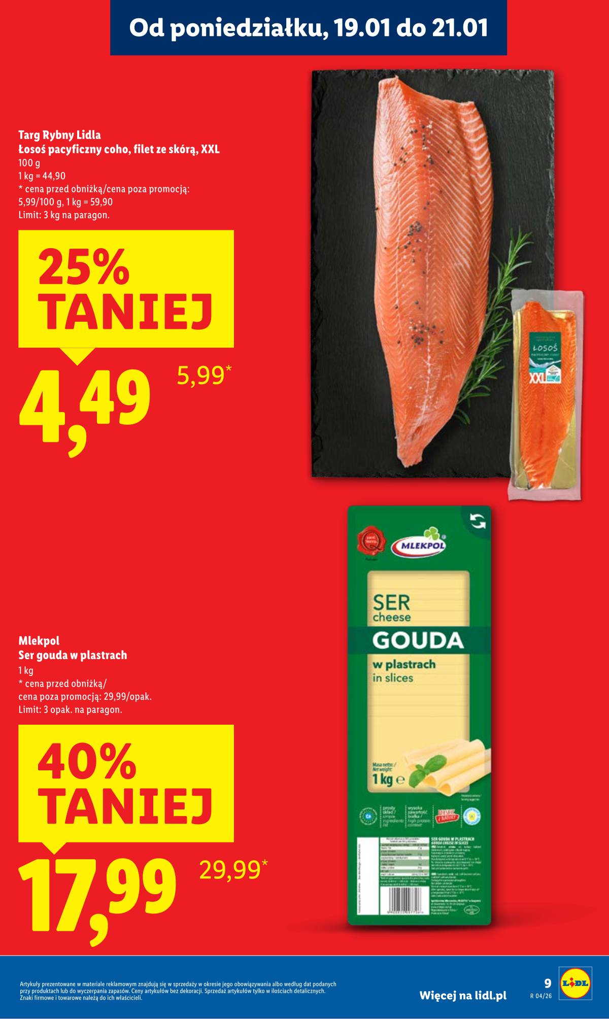 Lidl Lenkija - OFERTA WAŻNA OD 19.01 DO 21.01 9 puslapis