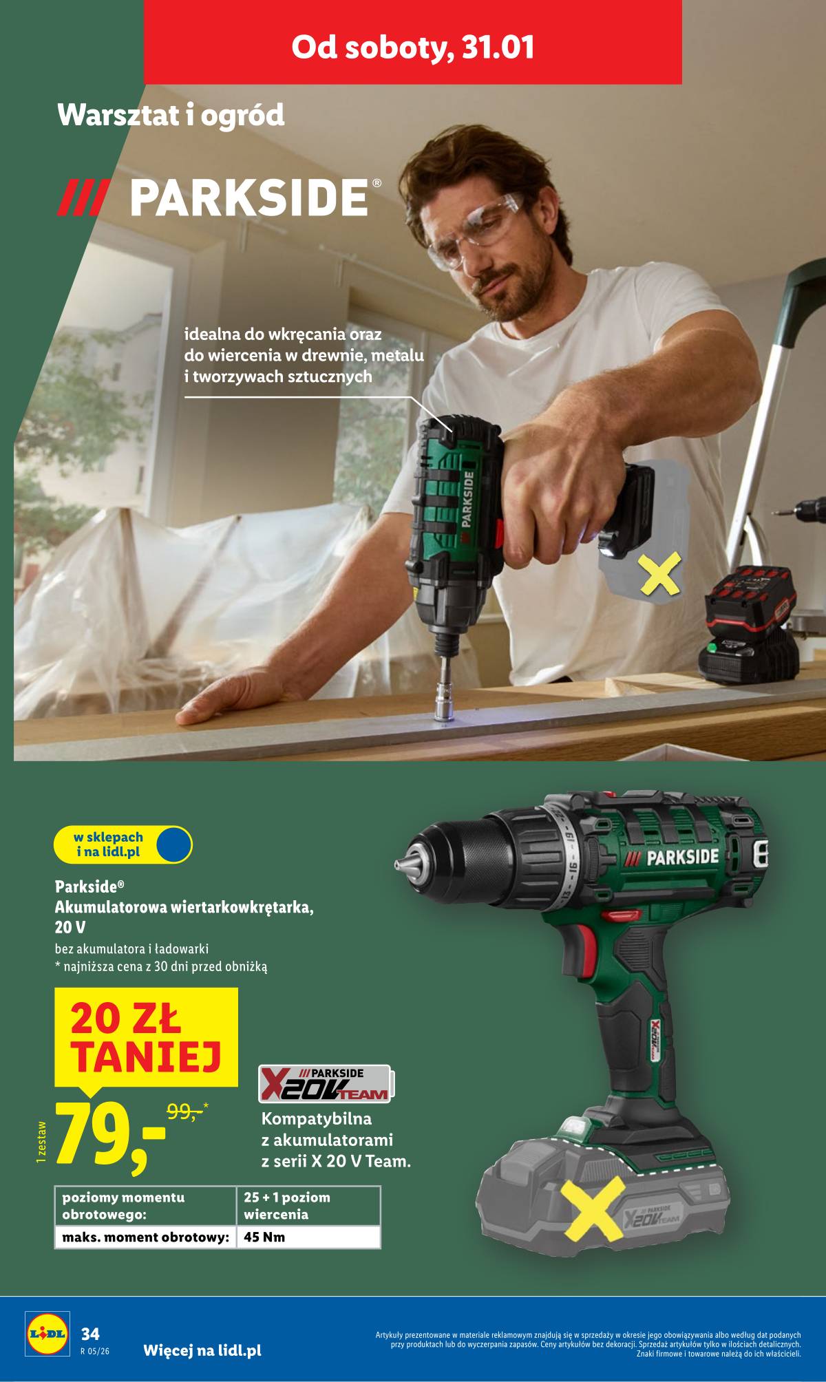 Lidl Lenkija - OFERTA WAŻNA OD 26.01 40 puslapis