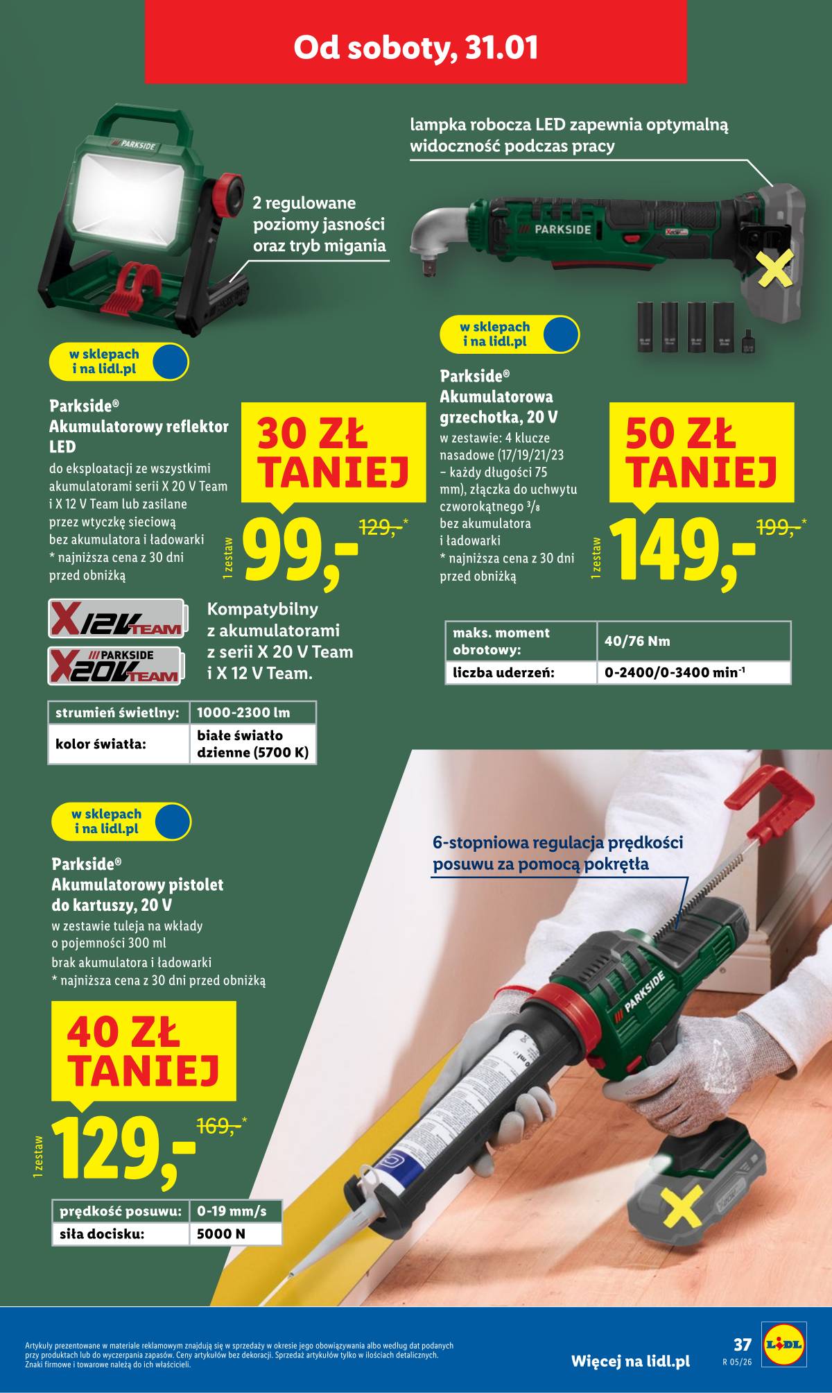 Lidl Lenkija - OFERTA WAŻNA OD 26.01 43 puslapis