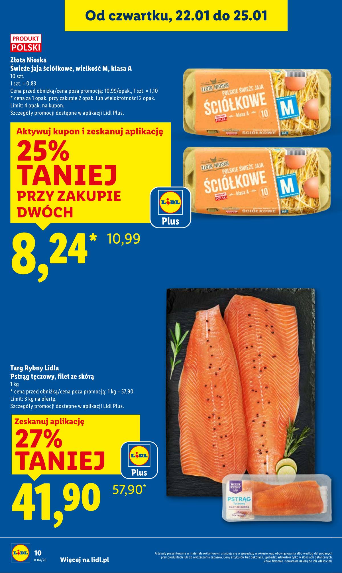 Lidl Lenkija - OFERTA WAŻNA OD 22.01 DO 25.01 10 puslapis