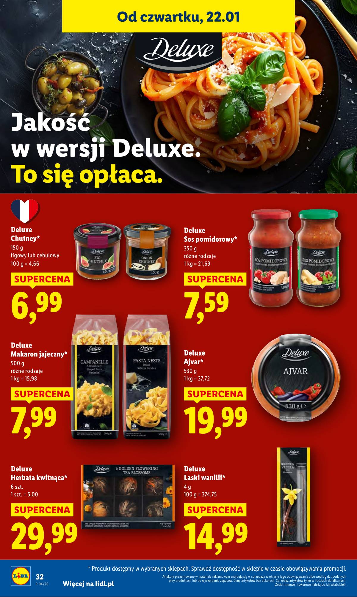 Lidl Lenkija - OFERTA WAŻNA OD 22.01 DO 25.01 32 puslapis