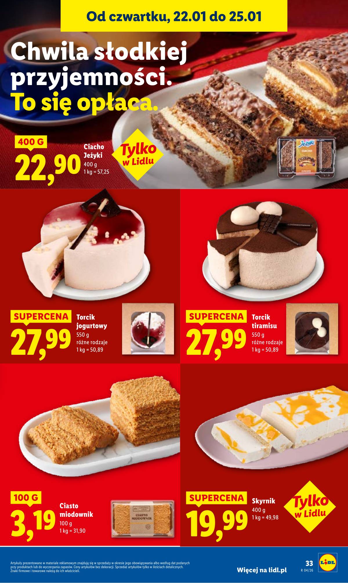 Lidl Lenkija - OFERTA WAŻNA OD 22.01 DO 25.01 33 puslapis