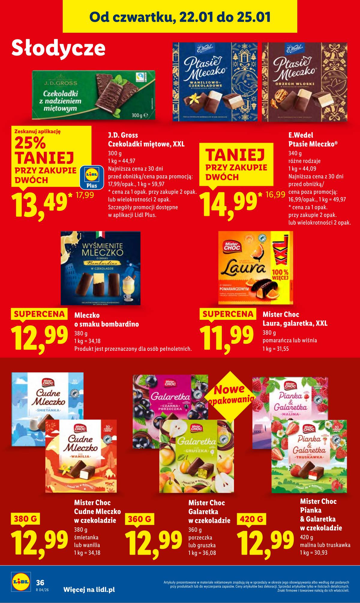 Lidl Lenkija - OFERTA WAŻNA OD 22.01 DO 25.01 36 puslapis
