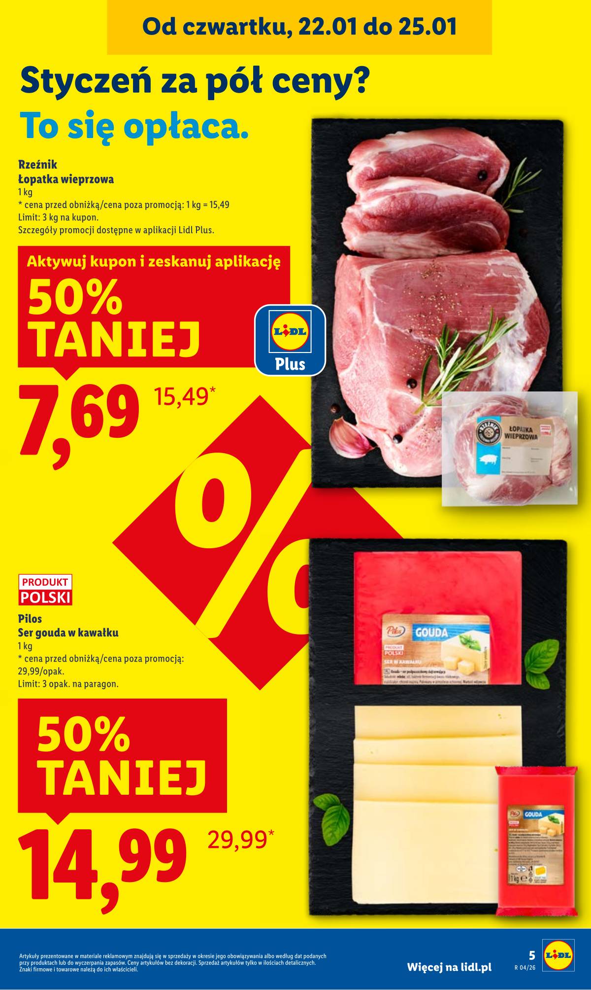 Lidl Lenkija - OFERTA WAŻNA OD 22.01 DO 25.01 5 puslapis