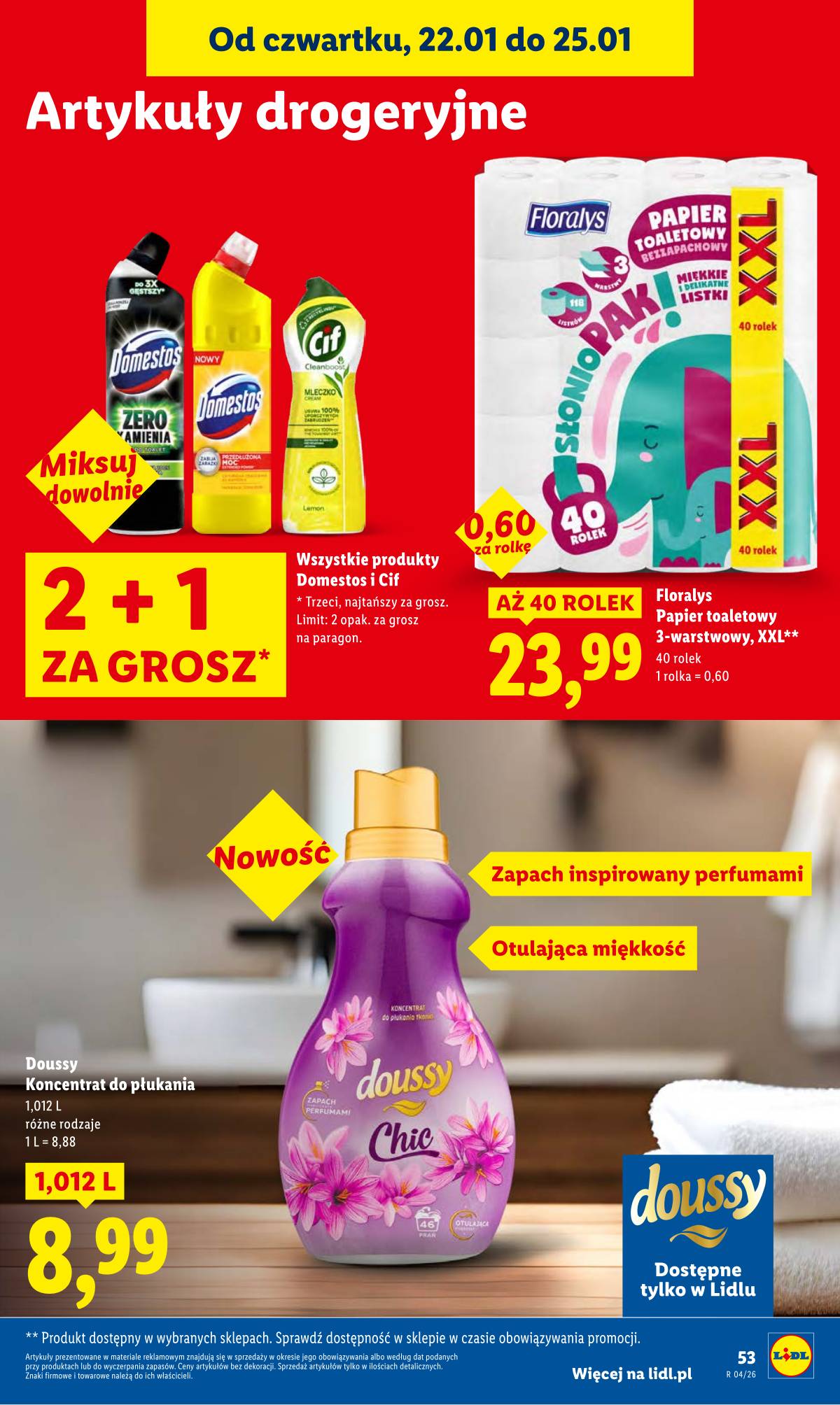 Lidl Lenkija - OFERTA WAŻNA OD 22.01 DO 25.01 53 puslapis