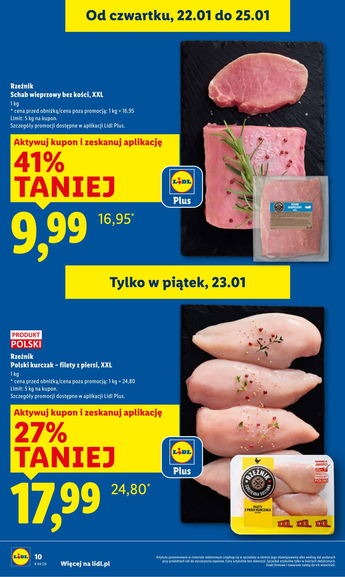 Lidl Lenkija - OFERTA WAŻNA OD 22.01 DO 25.01 10 puslapis