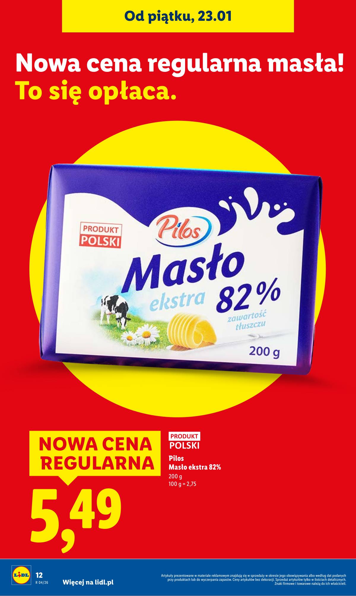 Lidl Lenkija - OFERTA WAŻNA OD 22.01 DO 25.01 12 puslapis