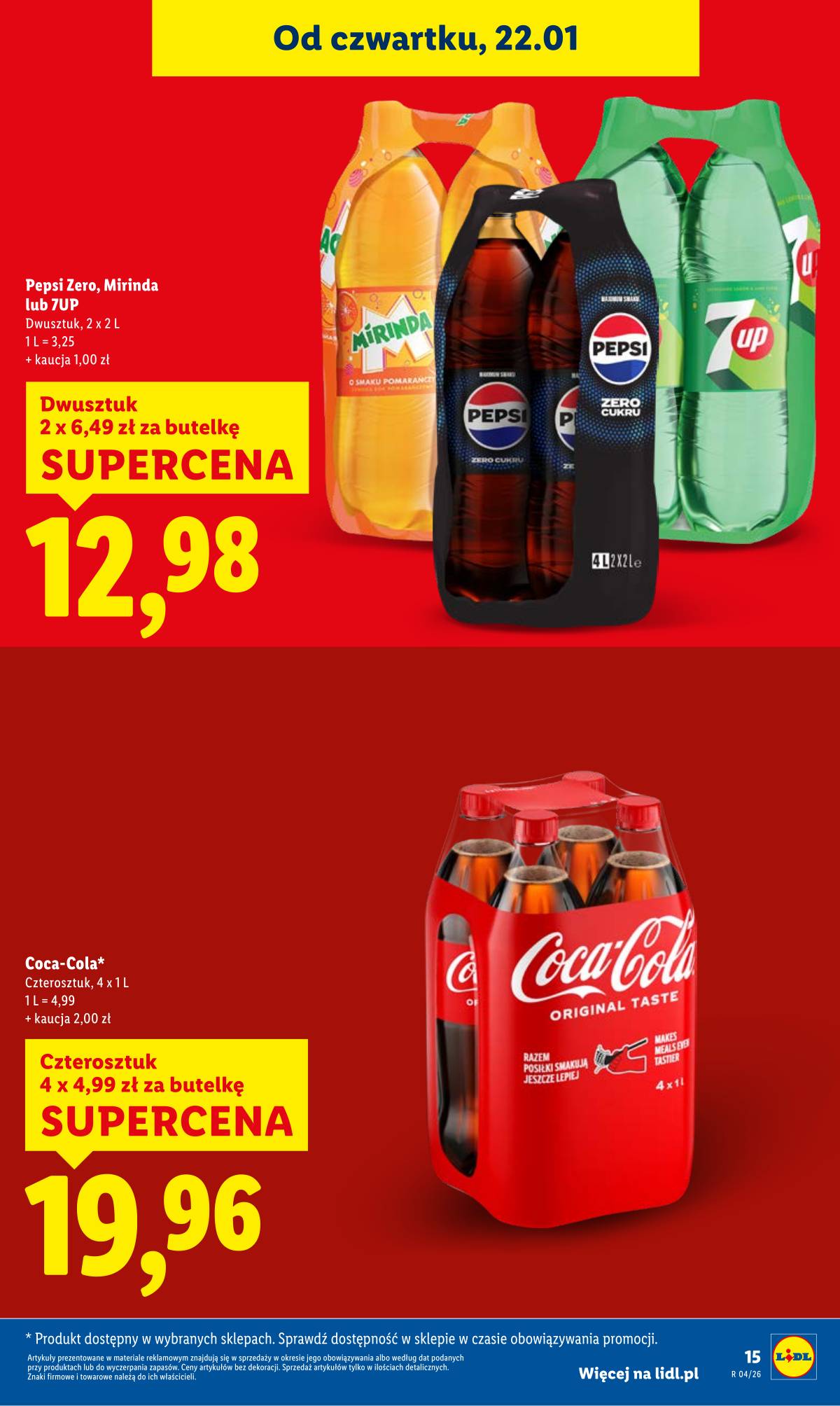 Lidl Lenkija - OFERTA WAŻNA OD 22.01 DO 25.01 15 puslapis