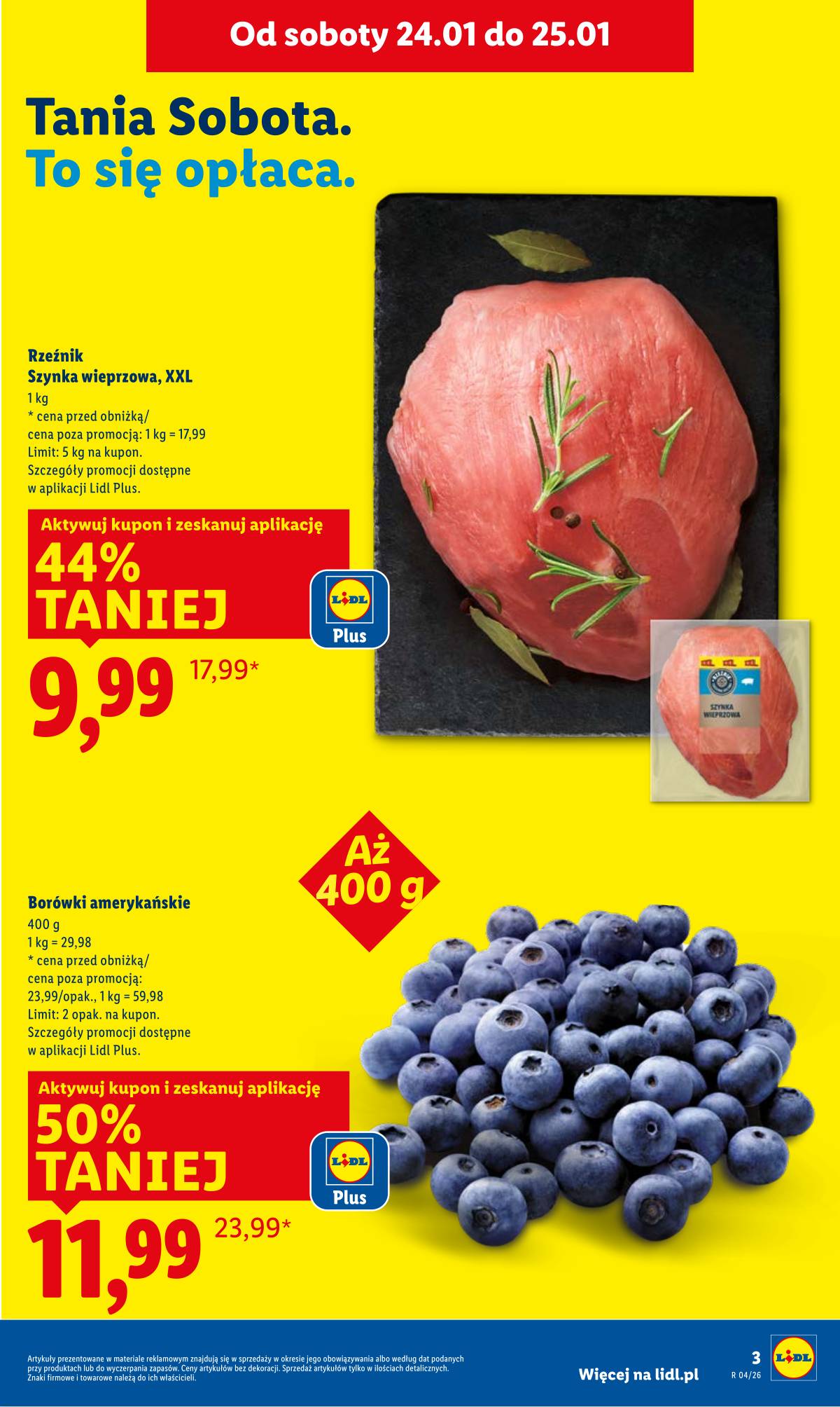 Lidl Lenkija - OFERTA WAŻNA OD 22.01 DO 25.01 3 puslapis