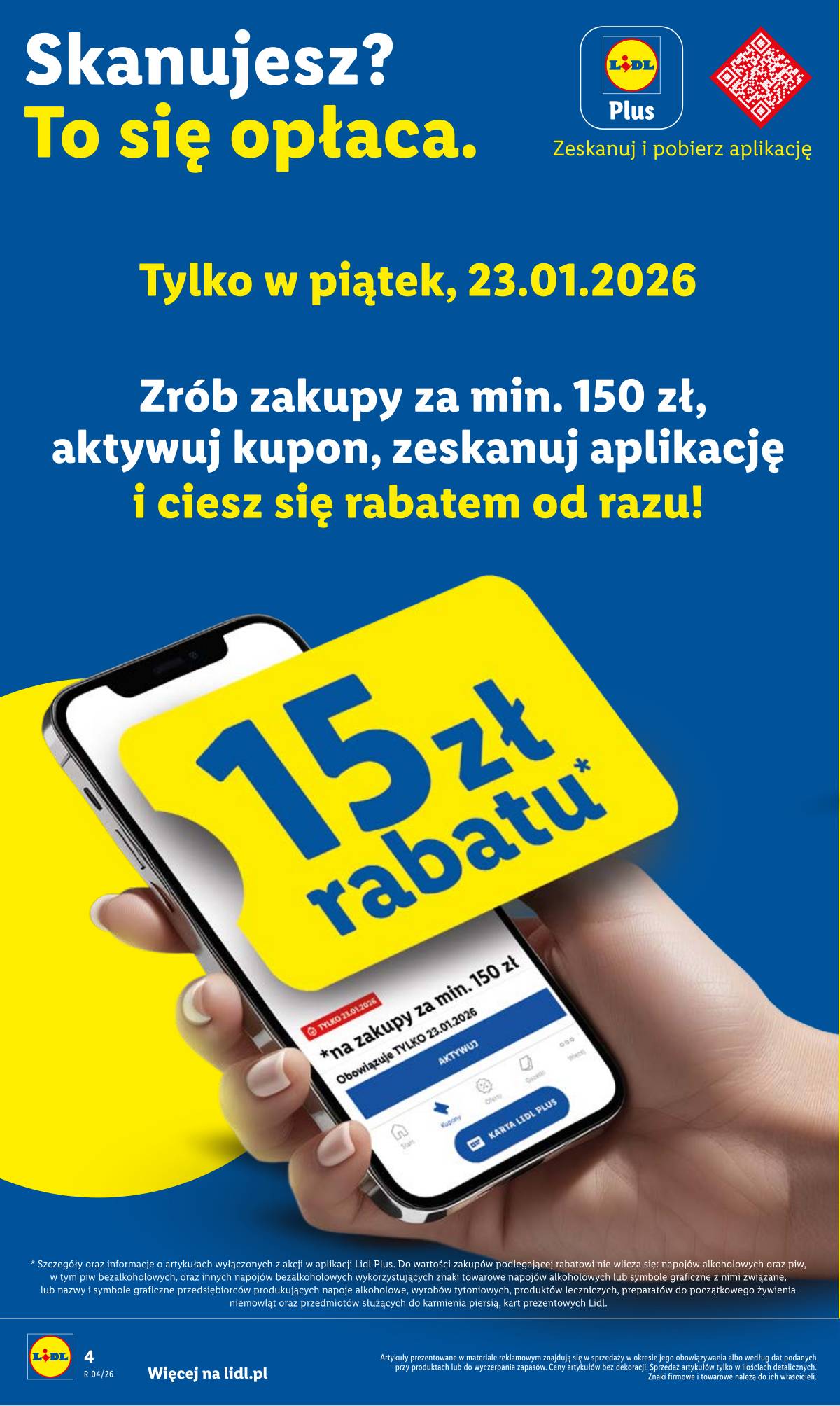Lidl Lenkija - OFERTA WAŻNA OD 22.01 DO 25.01 4 puslapis