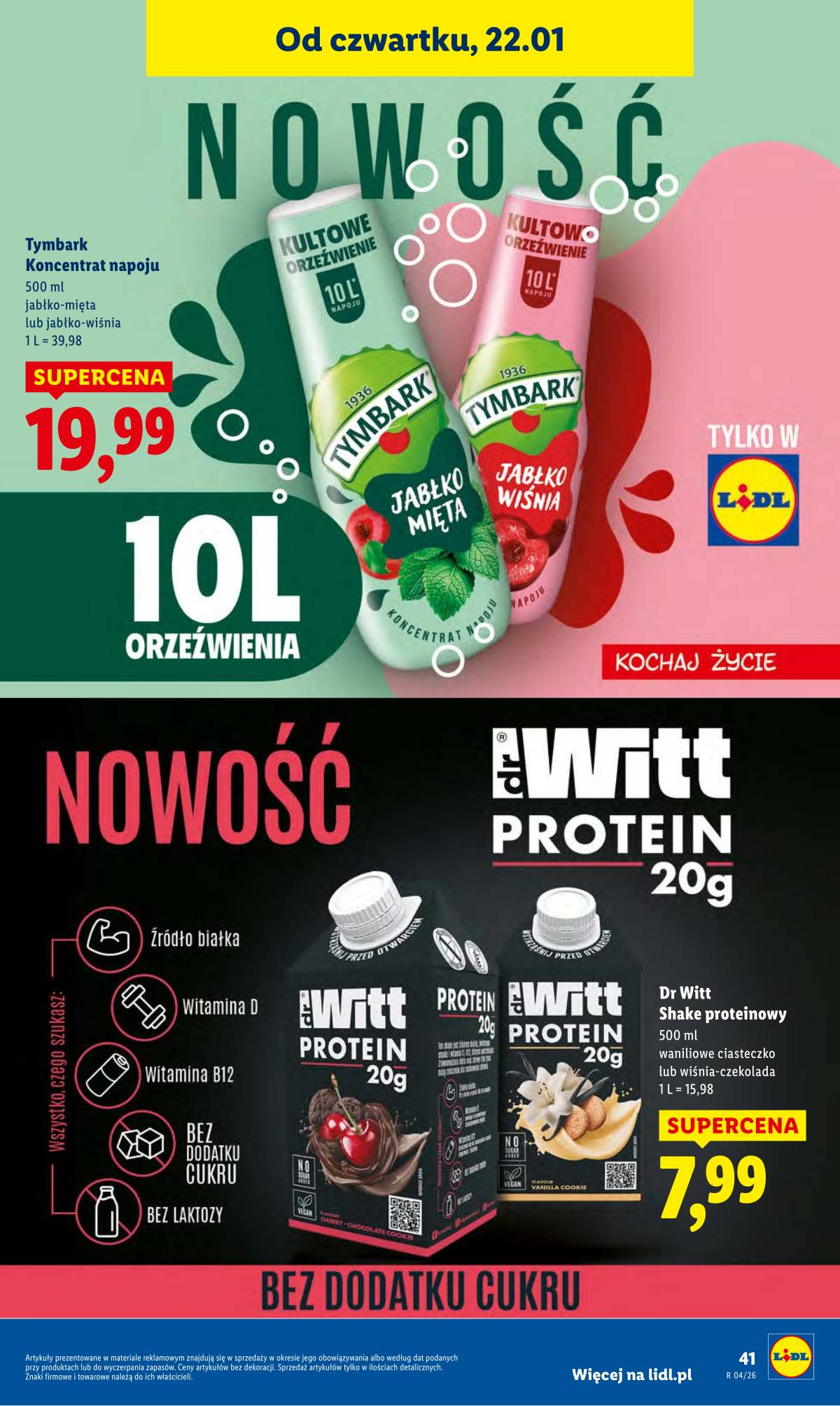 Lidl Lenkija - OFERTA WAŻNA OD 22.01 DO 25.01 43 puslapis