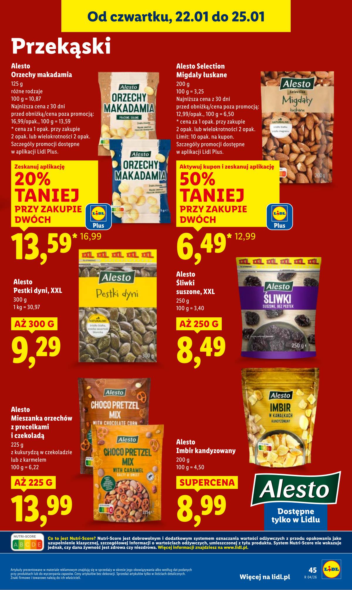 Lidl Lenkija - OFERTA WAŻNA OD 22.01 DO 25.01 47 puslapis