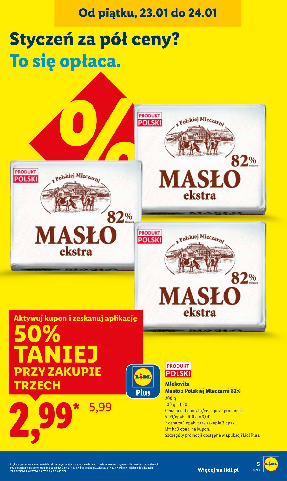 Lidl Lenkija - OFERTA WAŻNA OD 22.01 DO 25.01 5 puslapis